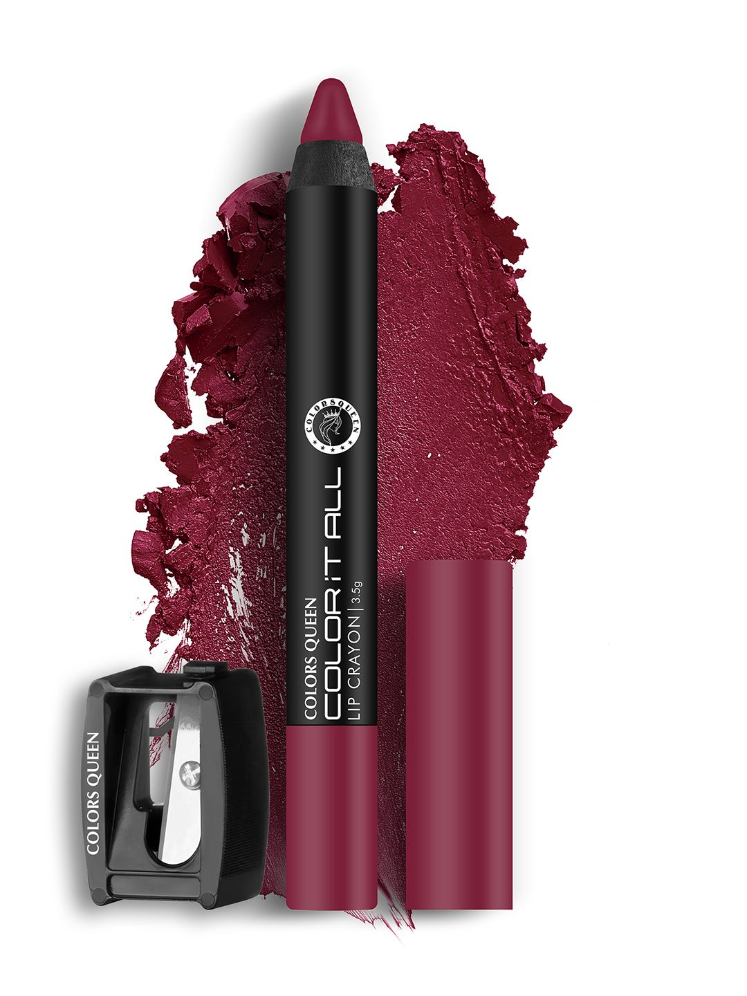 Colors Queen Color It All Non Tranfer Waterproof & Smude Proof Lip Crayon 3.5g - Dynamite Berry 07