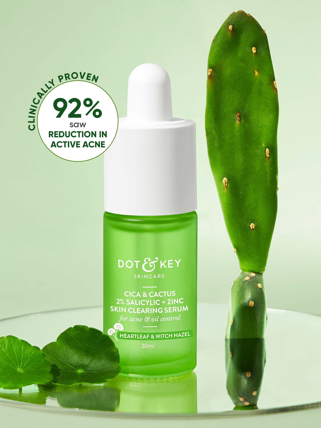 DOT & KEY Cica & Cactus 2% Salicyclic + Zinc Skin Clearing Serum 30 ml