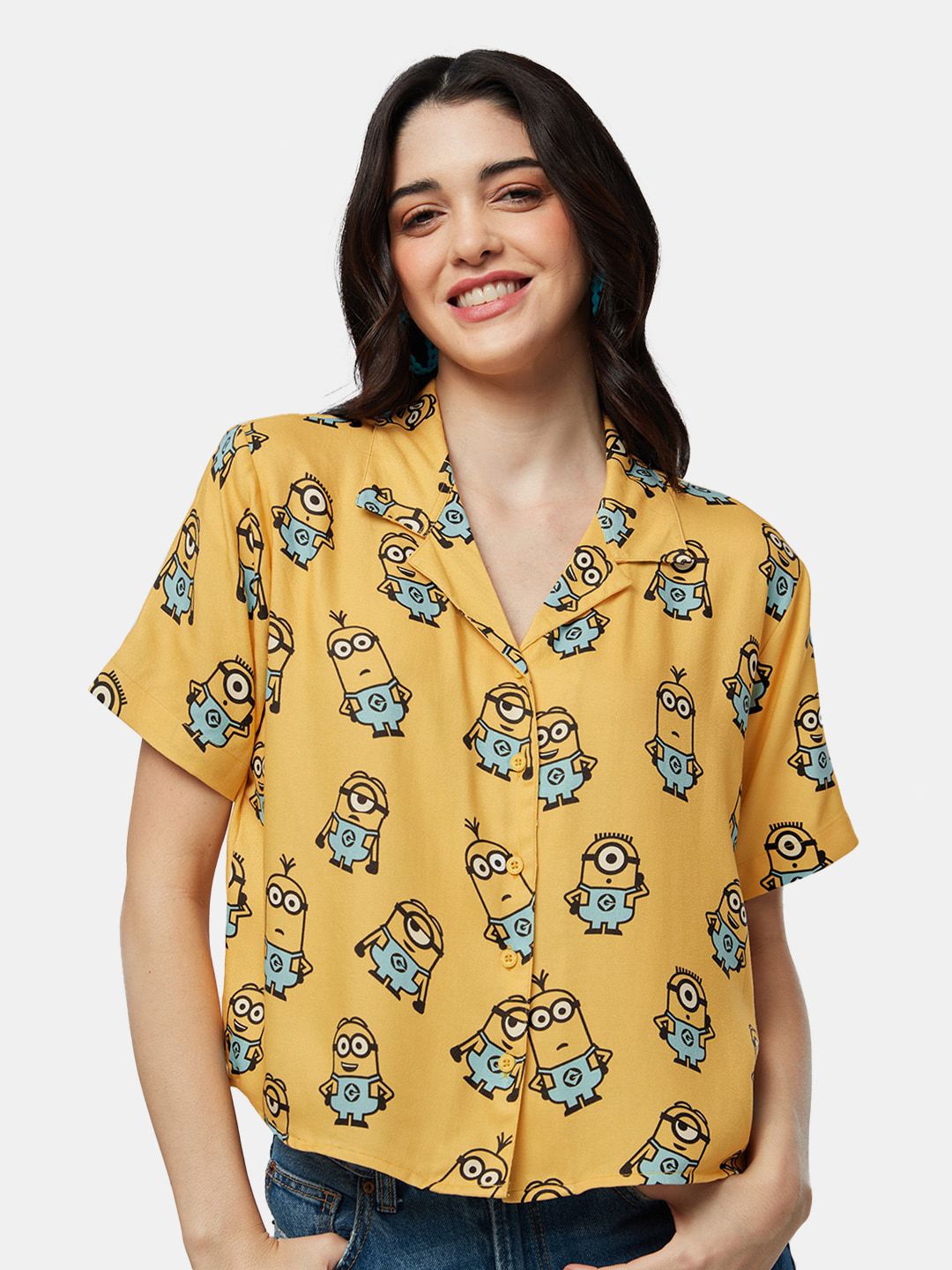 The Souled Store Women Printed Casual Shirt Price in India