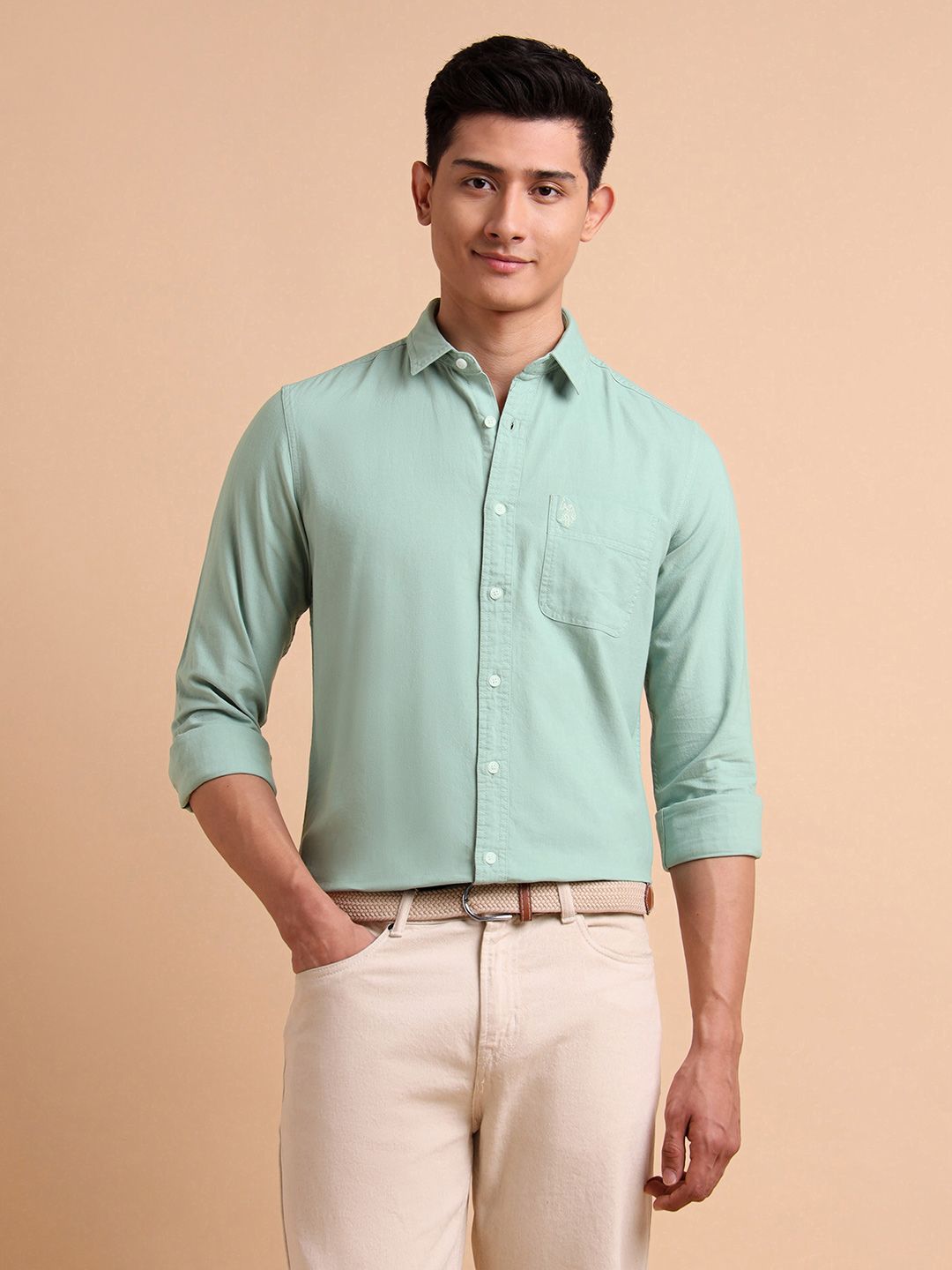 U.S. Polo Assn. Denim Co. Men Casual Cotton Shirt