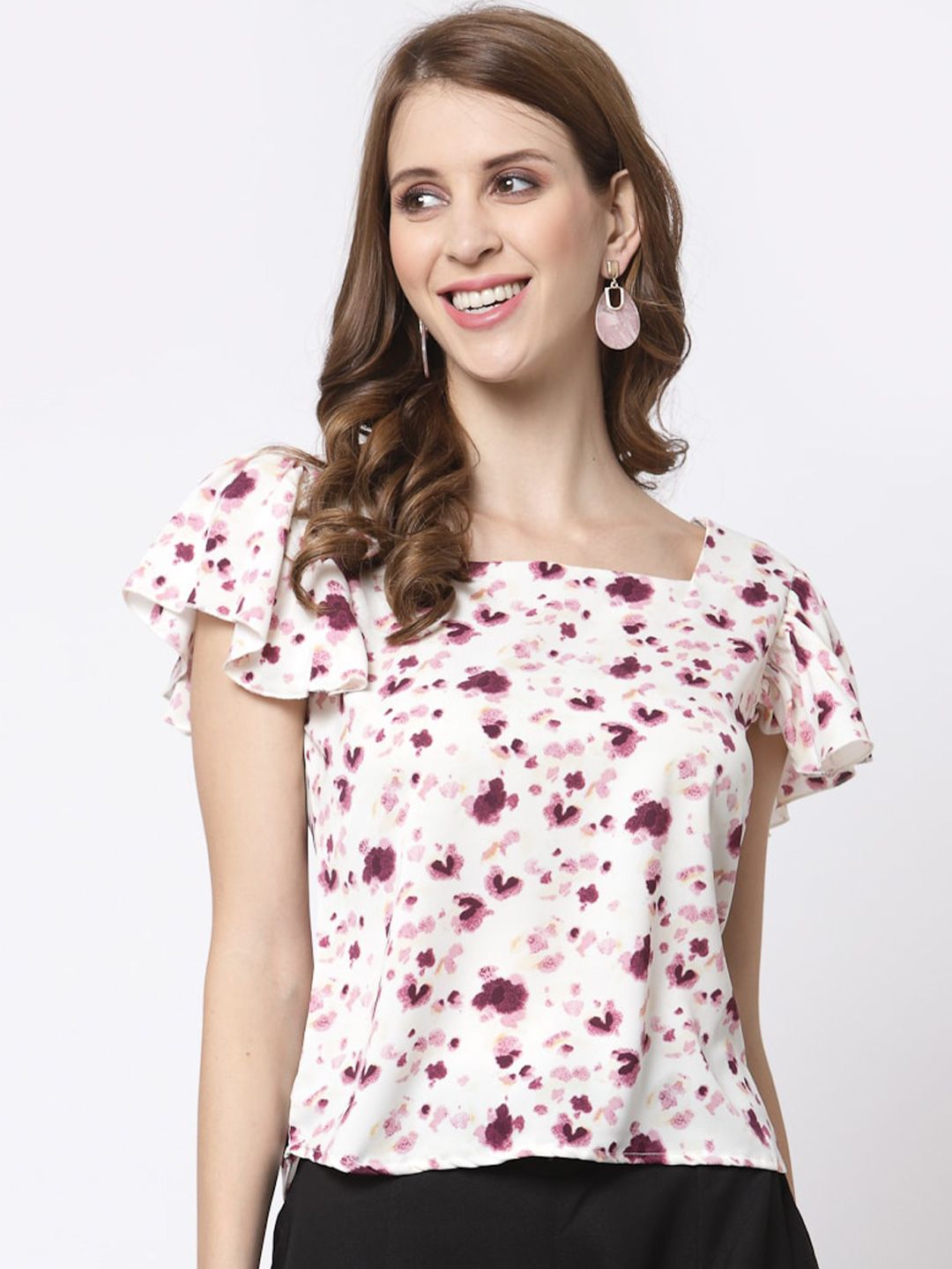 Juelle Floral Print Top Price in India