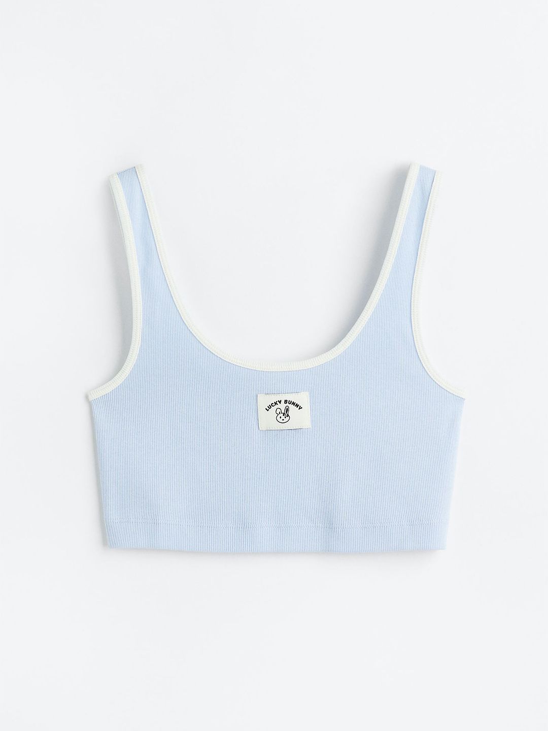 H&M Women Ribbed Cotton Crop Top Price in India