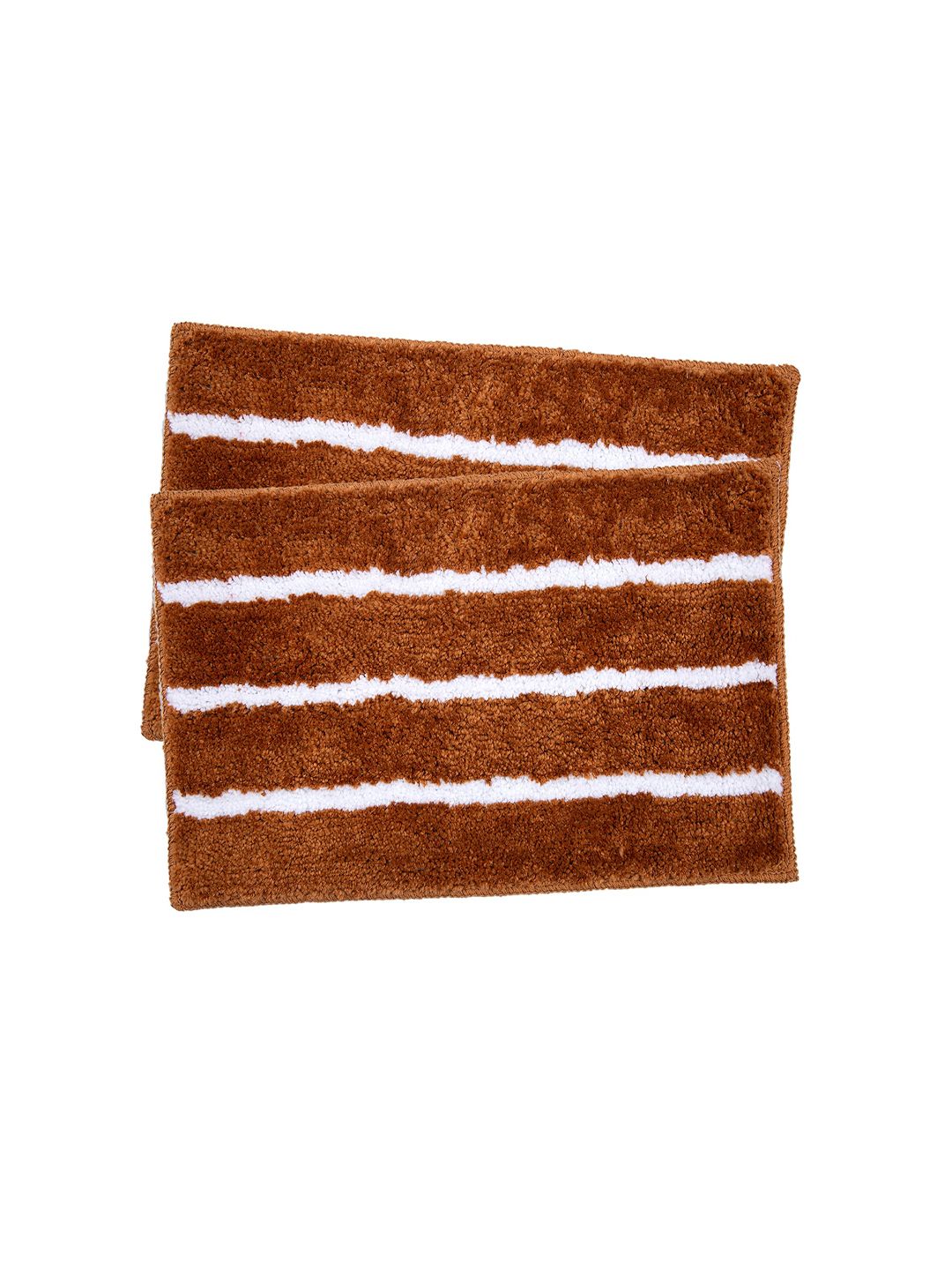 AAZEEM Set Of 2 Super Soft Microfiber 180 GSM Exclusive Anti-Skid Bath Rugs
