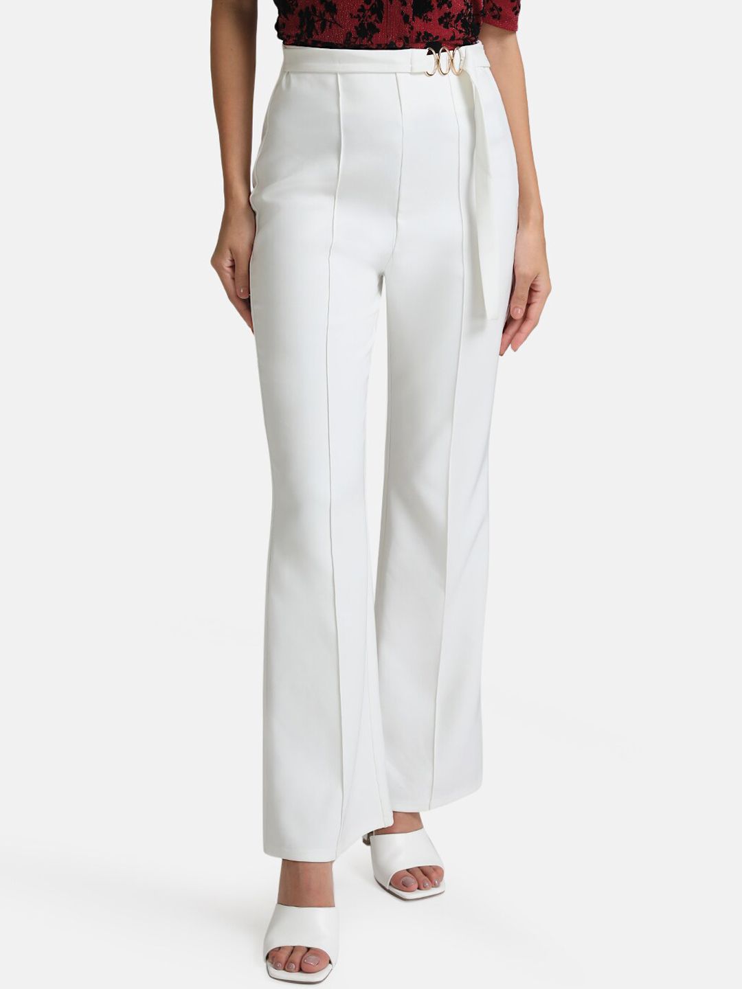 Kazo Women High-Rise Trousers Price in India