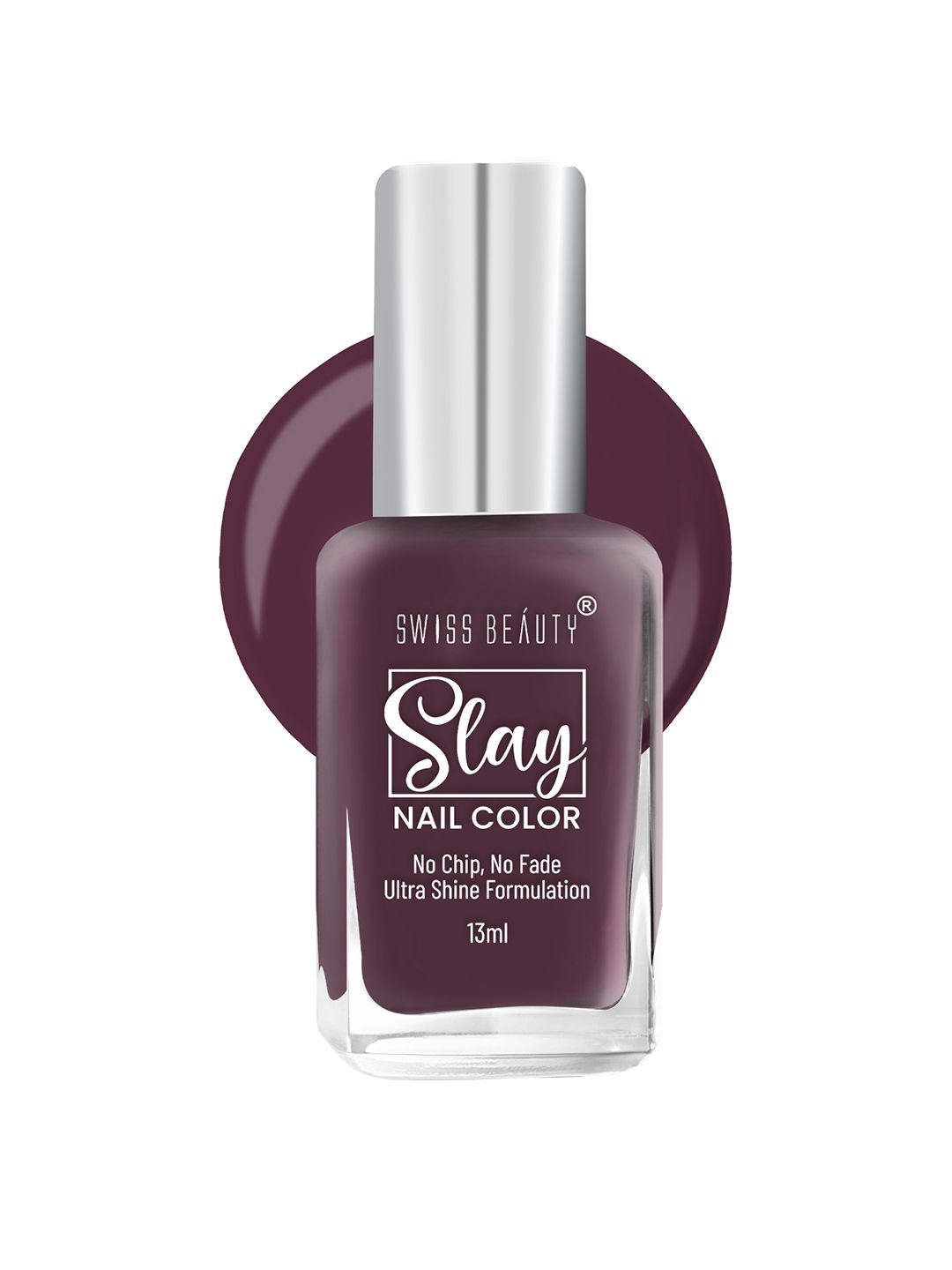 SWISS BEAUTY Quick Dry Slay Nail Polish with Ultra Shine Formula 13 ml - Cocoa Crush 41