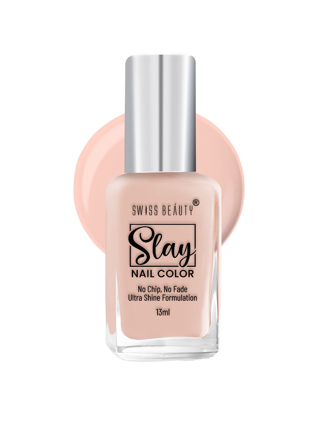 SWISS BEAUTY Slay Quick Dry Nail Polish with Ultra Shine Formula 13 ml - French Toast 04