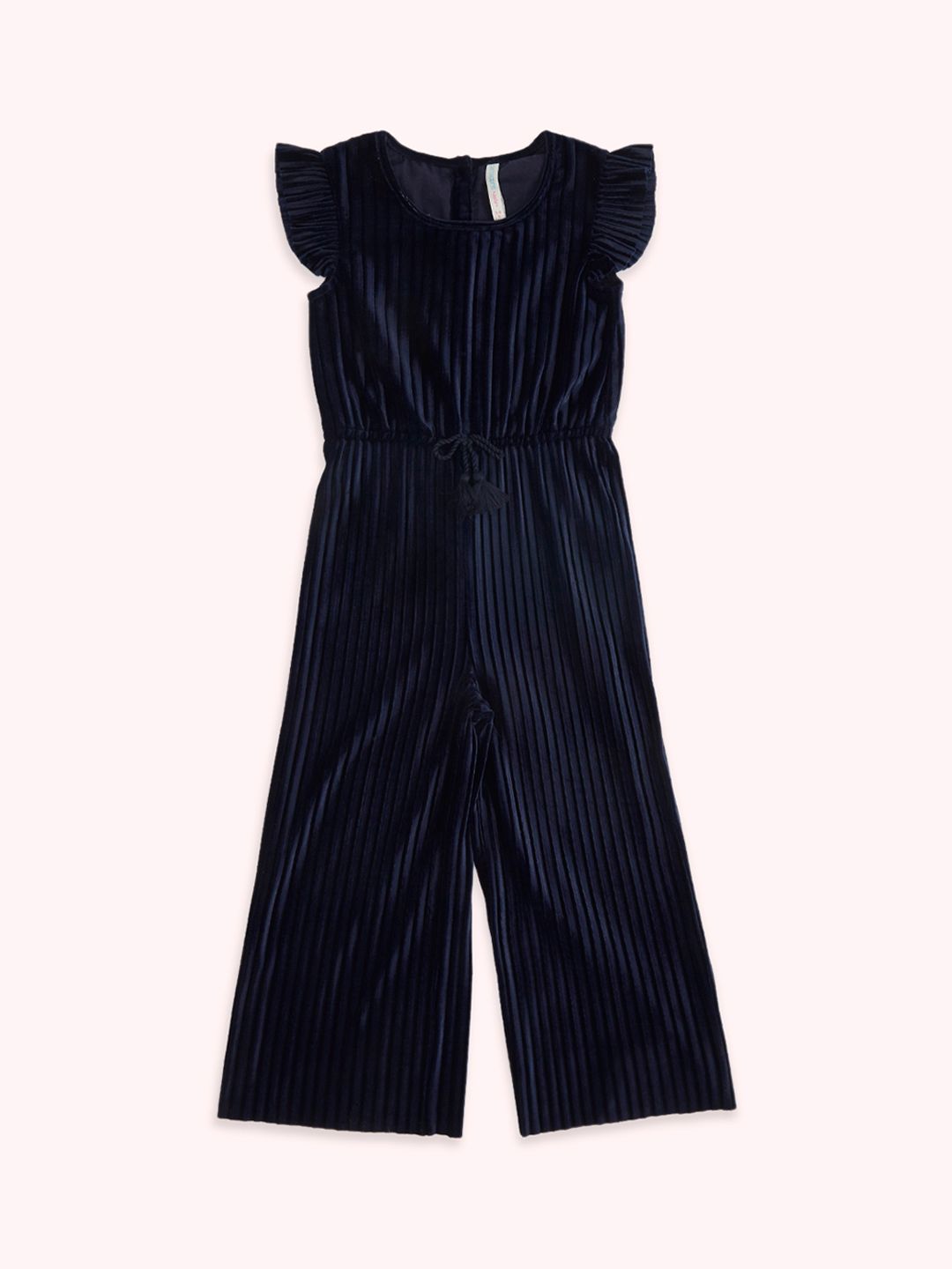Pantaloons Junior Girls Striped Basic Jumpsuit