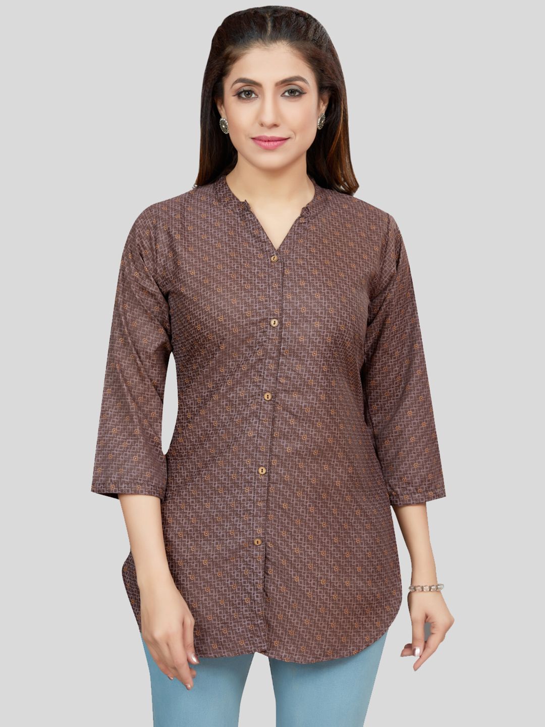 Saree Swarg Ethnic Motifs Printed Regular Kurti Price in India