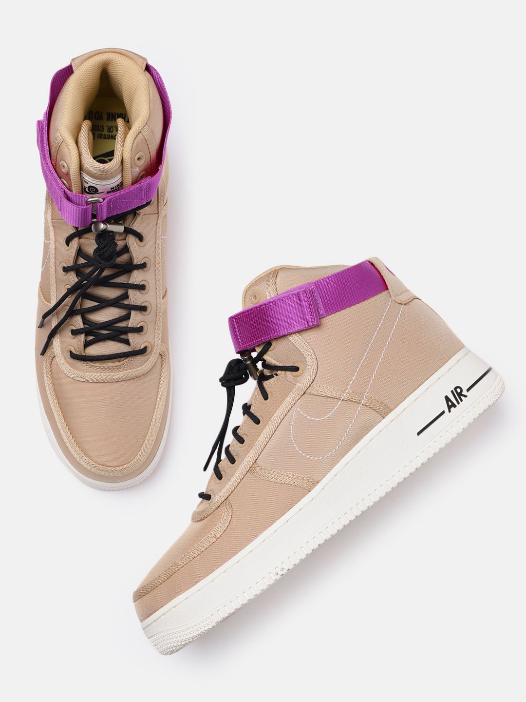 Nike Air Force 1 High '07 Lv8 Shoes In Brown, in Purple for Men