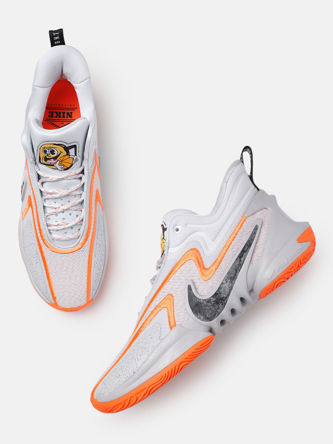 Buy Nike Men Grey Cosmic Unity 2 Basketball Shoes - Sports Shoes