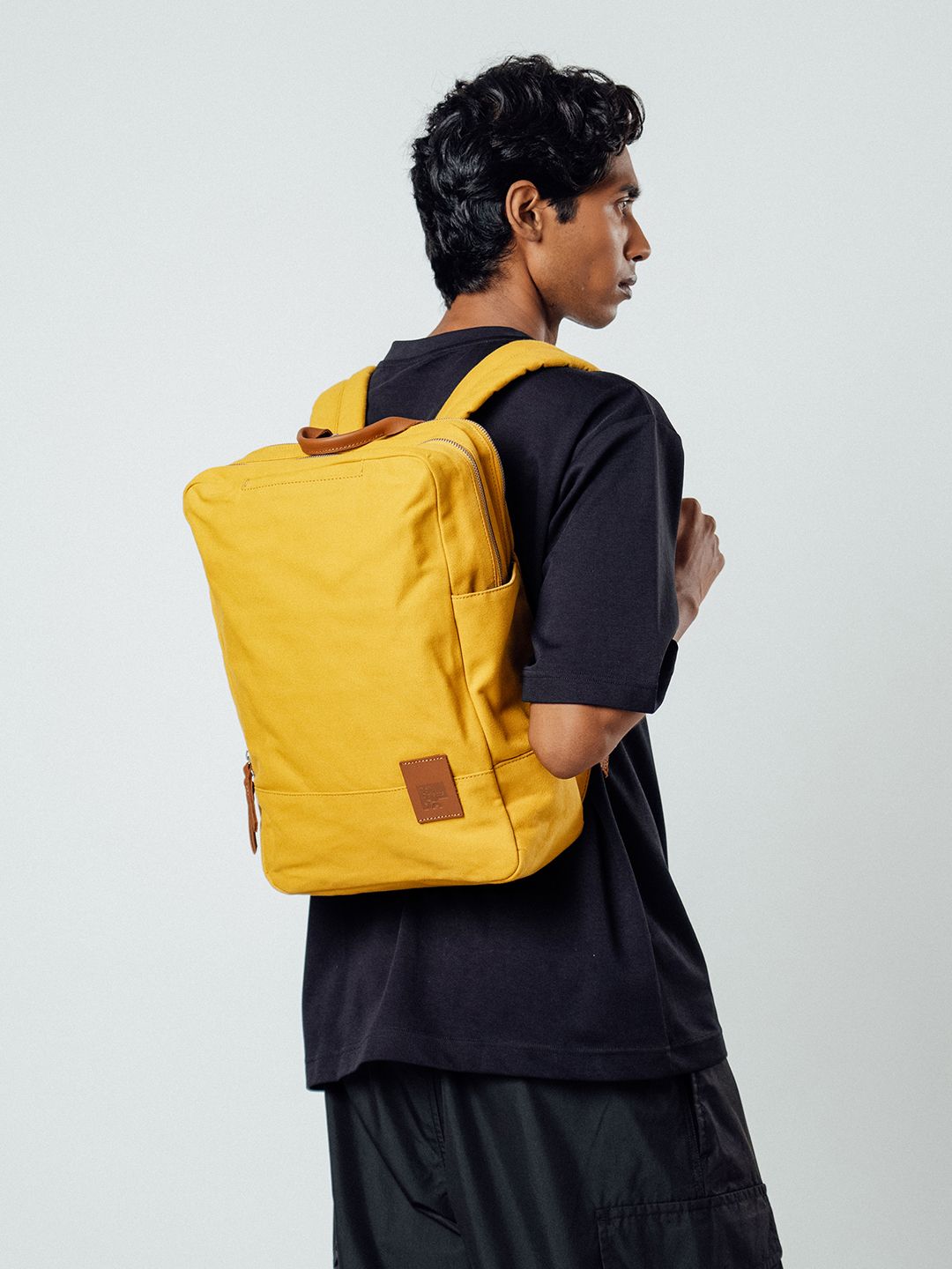 Mustard 9 to 9 Backpack DailyObjects Mustard 9 To Backpack