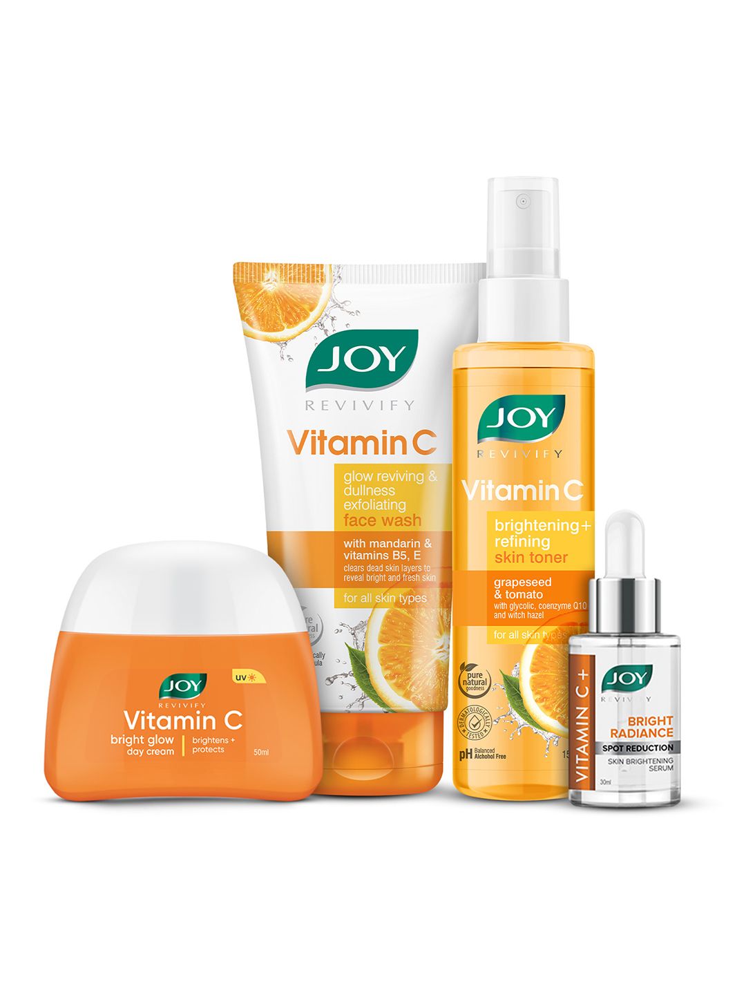 JOY Vitamin C Rich Skin Care Routine Combo For Bright & Glowing Skin