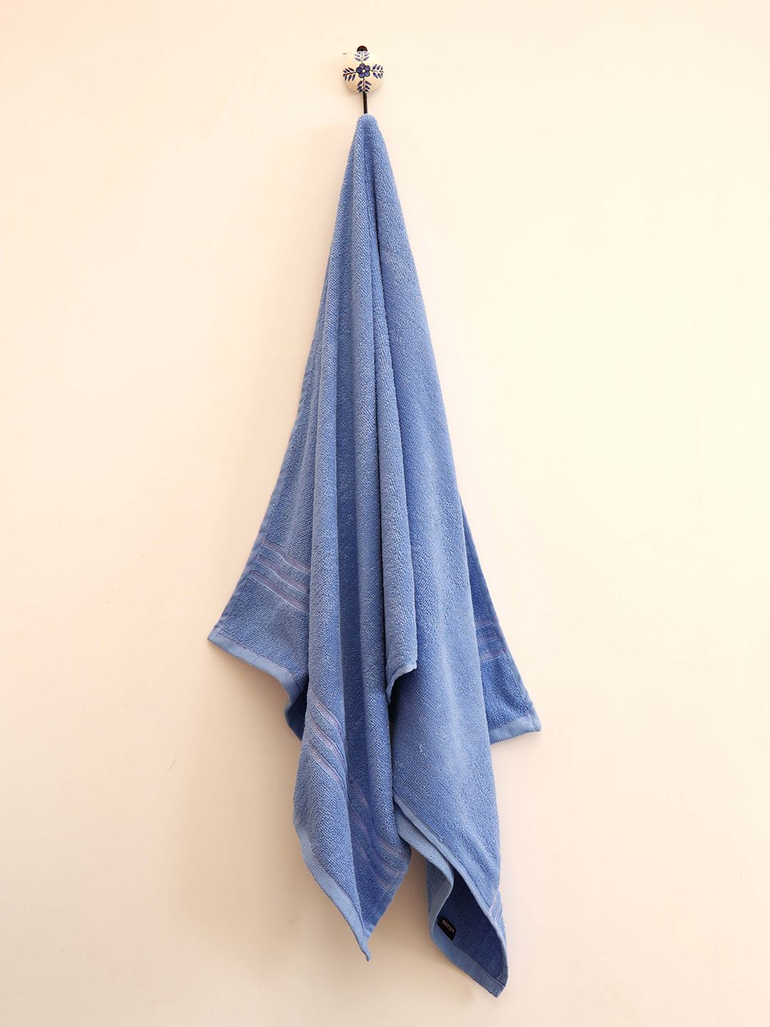 Ariana Blue Cotton 450 GSM Bath Towel