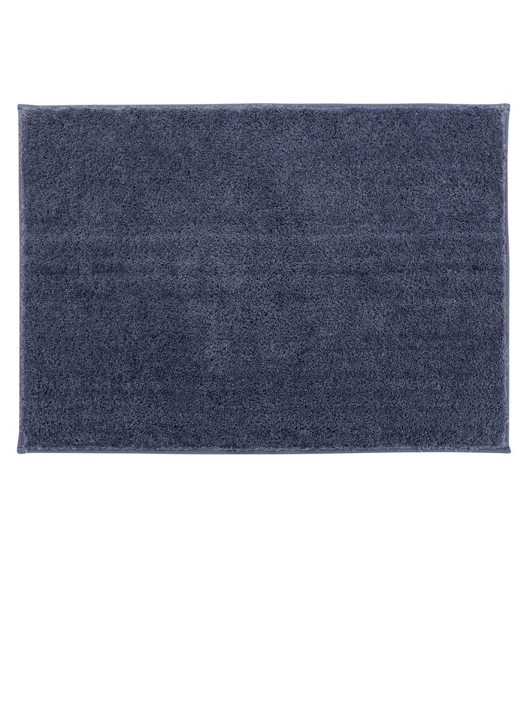 Pano Charcoal-Colored & White Micro Plush 1400 GSM Anti-Skid Bath Rug