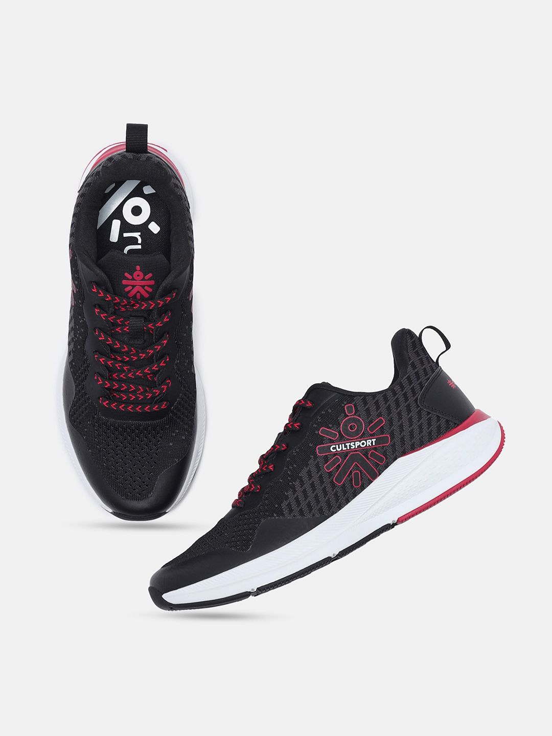 Cultsport Women Hustle Flyknit Textile Running Shoes Price in India