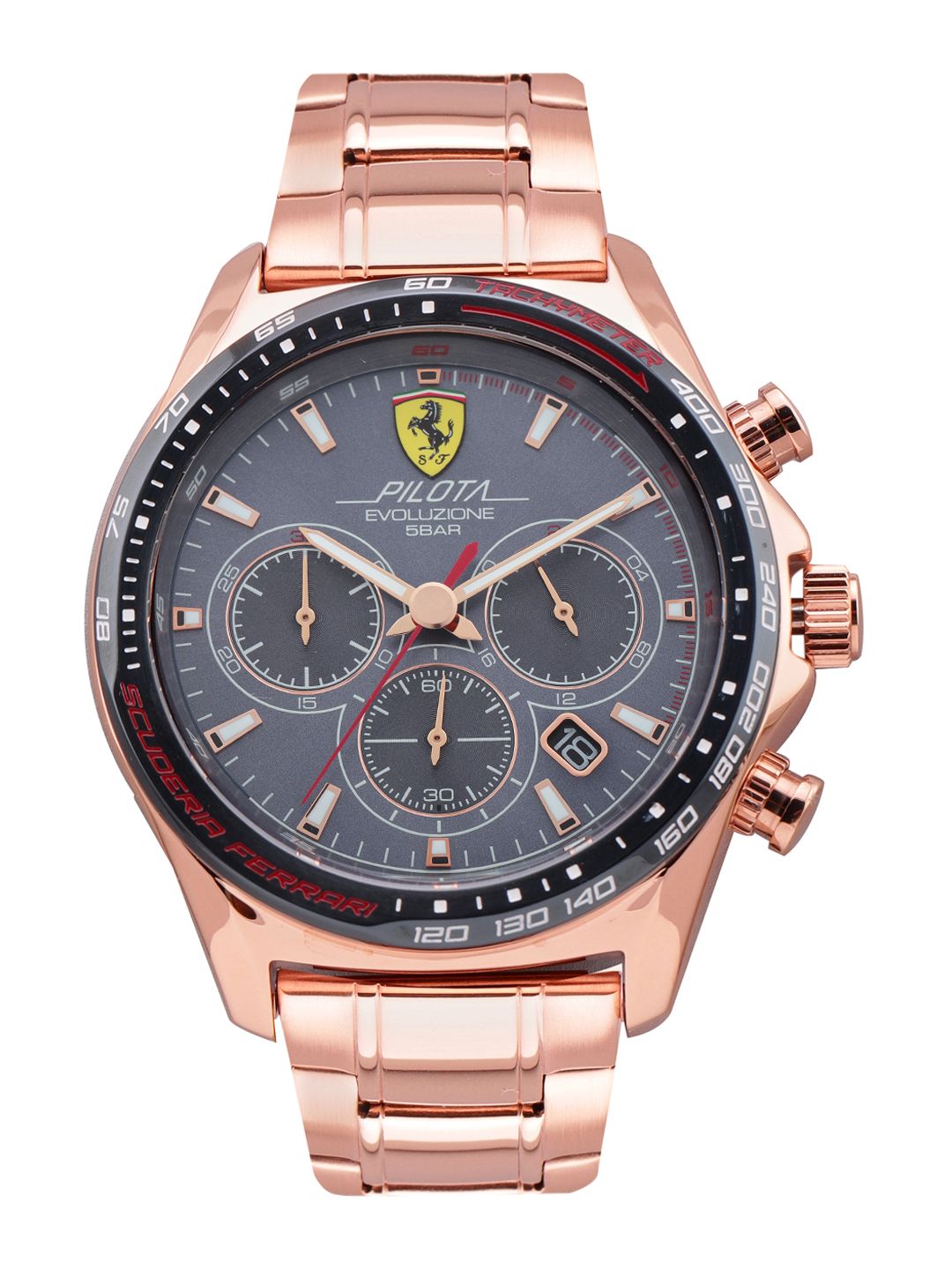 SCUDERIA FERRARI Men Pilota Evo Chronograph Analogue Watch 0830819