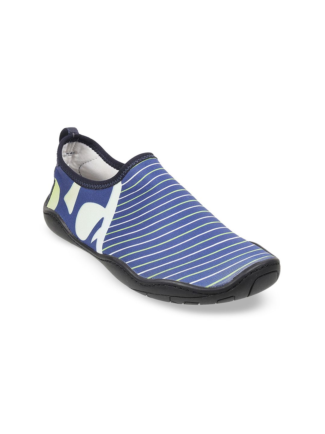 Mochi Women Striped Slip-On Sneakers Price in India