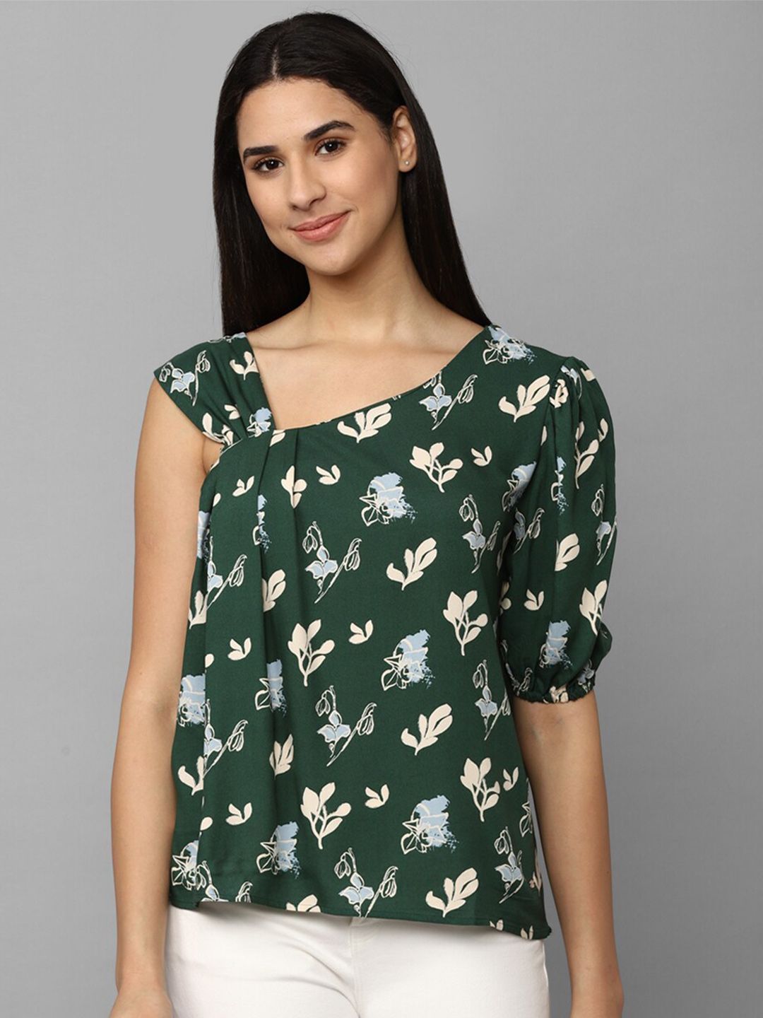 Allen Solly Woman Floral Printed Top Price in India