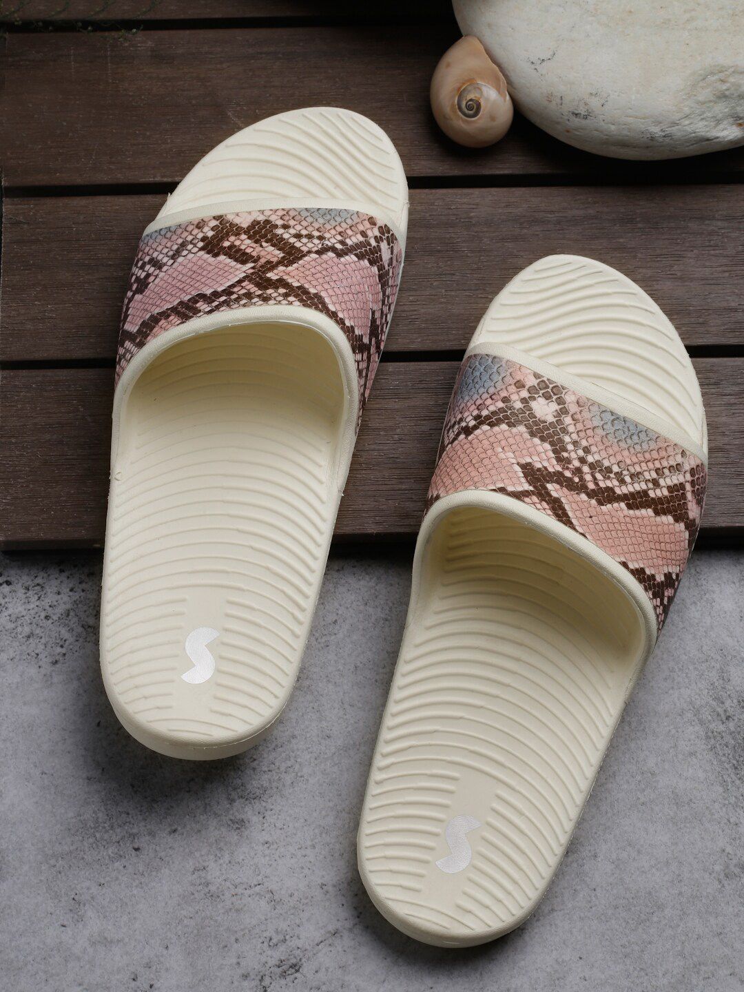 Solethreads Printed Lightweight Waterproof Everyday Slides