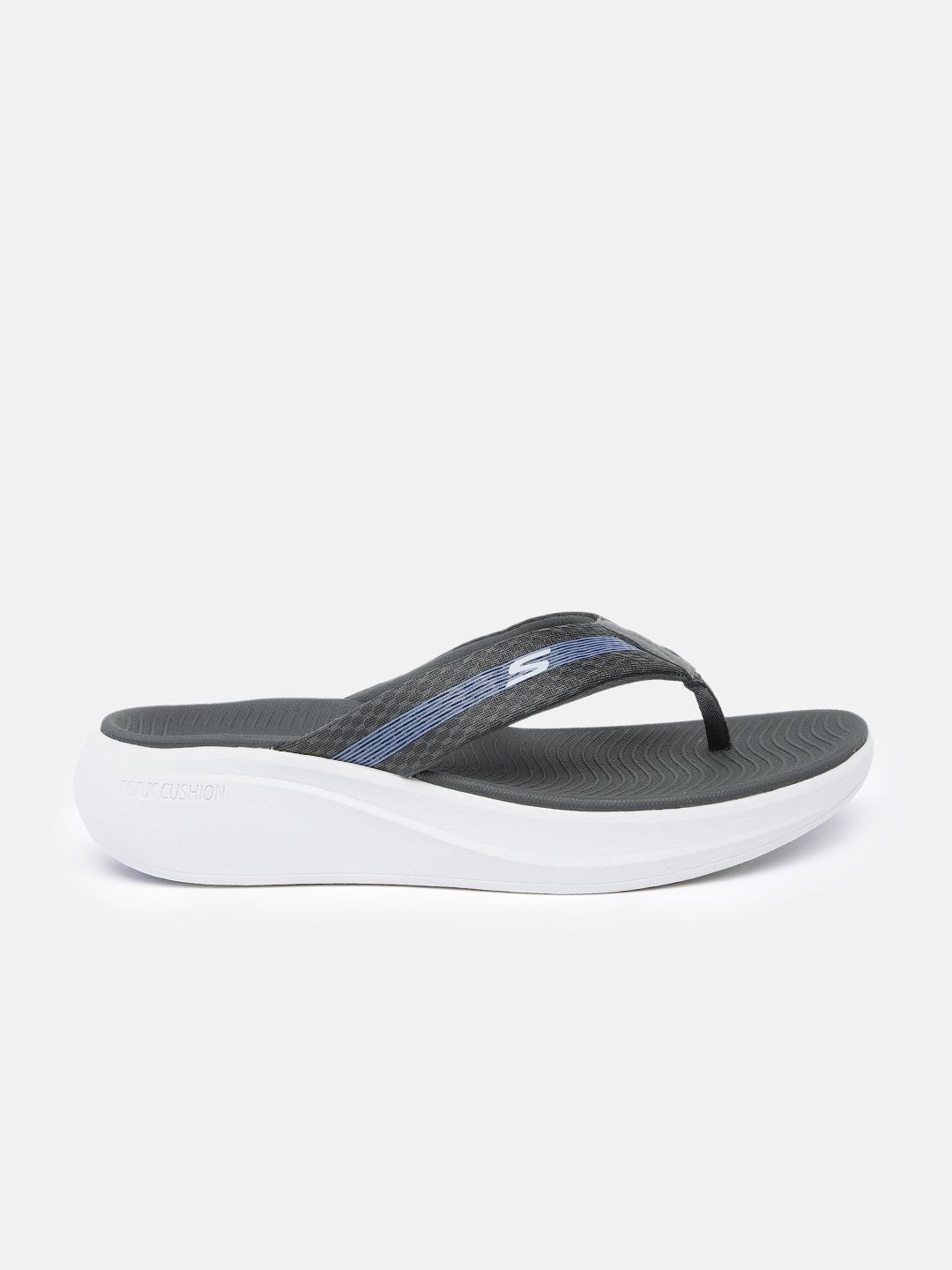 skechers max cushioning flip flops