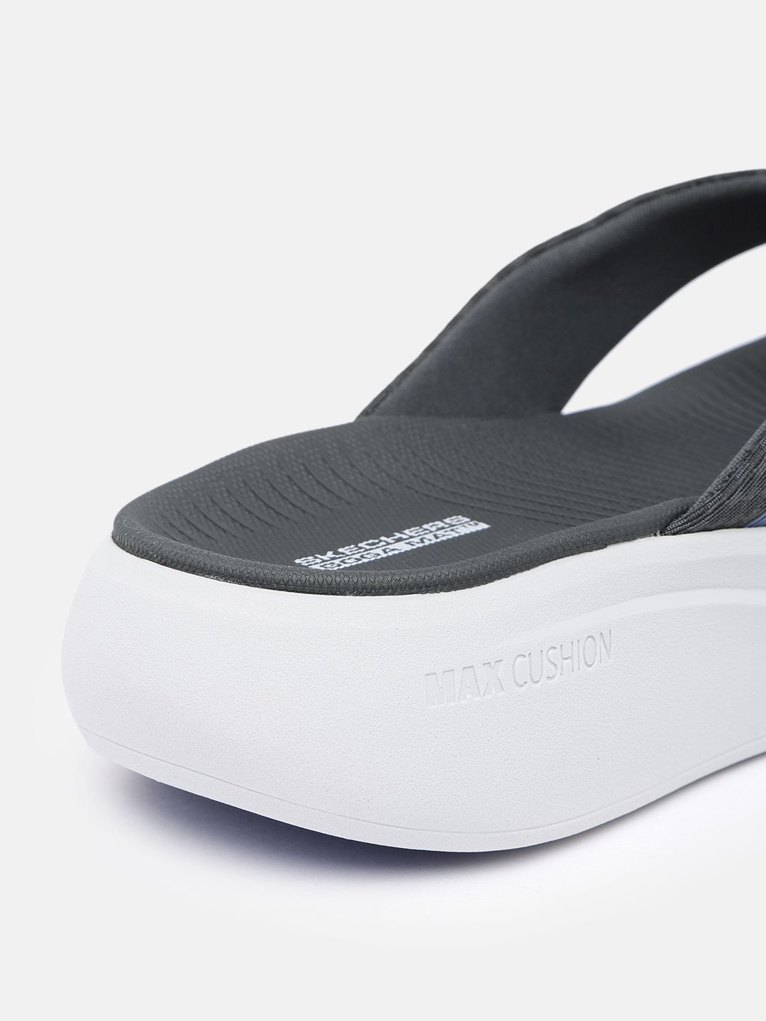 skechers max cushioning slippers