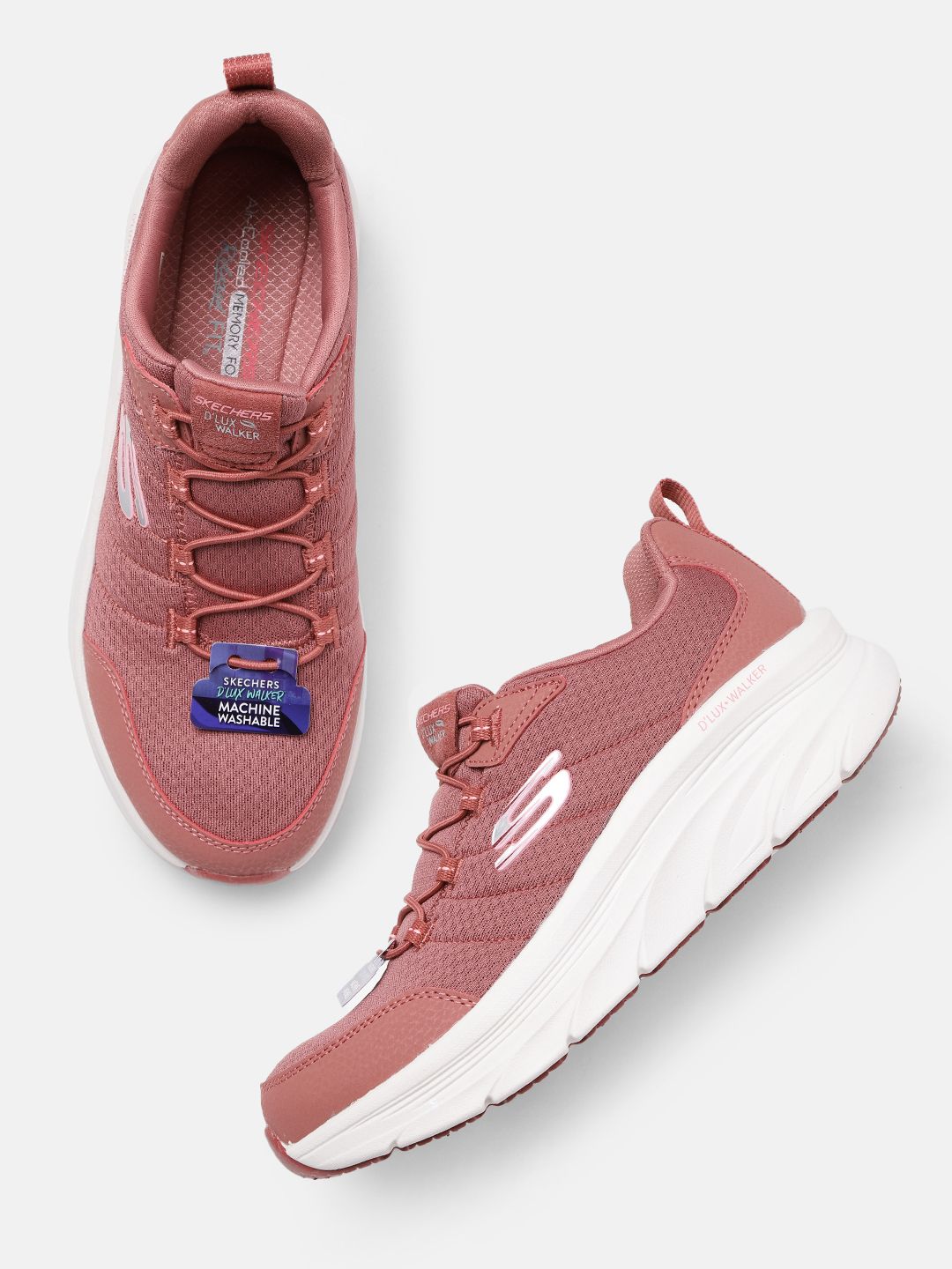 skechers air cooled memory foam shoes women