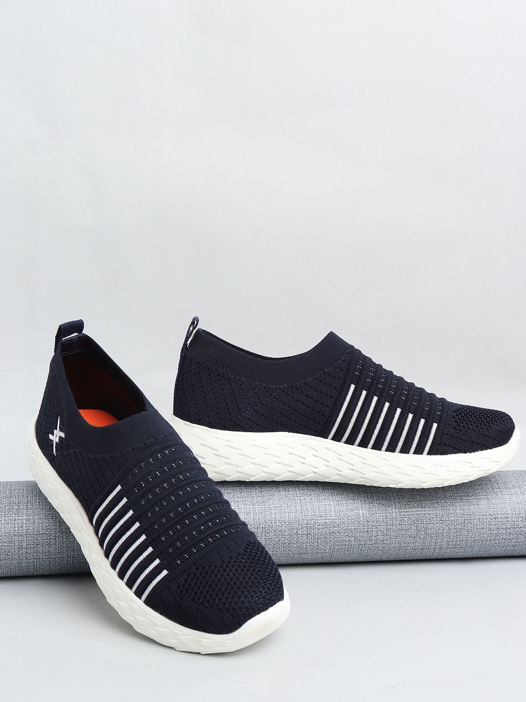 Carlton London sports Women Woven Design Slip-On Sneakers Price in India