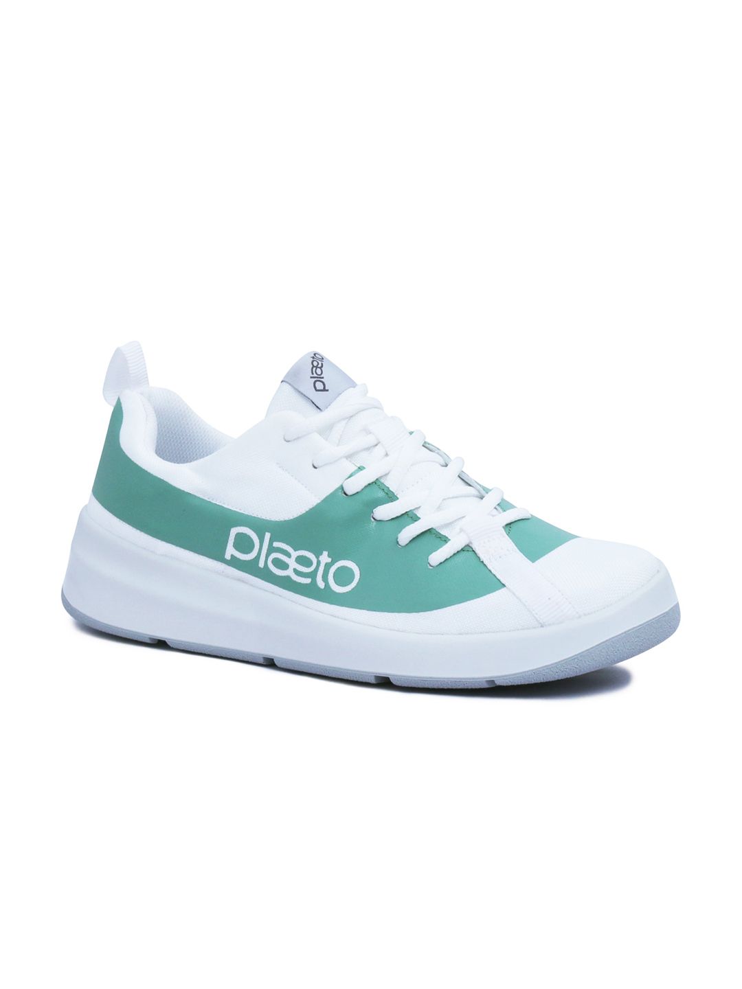 plaeto Unisex White Sneakers Price in India