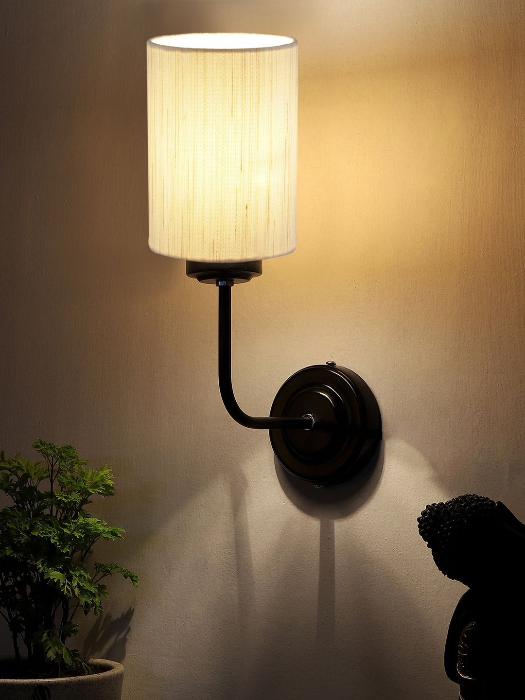 Devansh Off White Wall Mounted Lamp