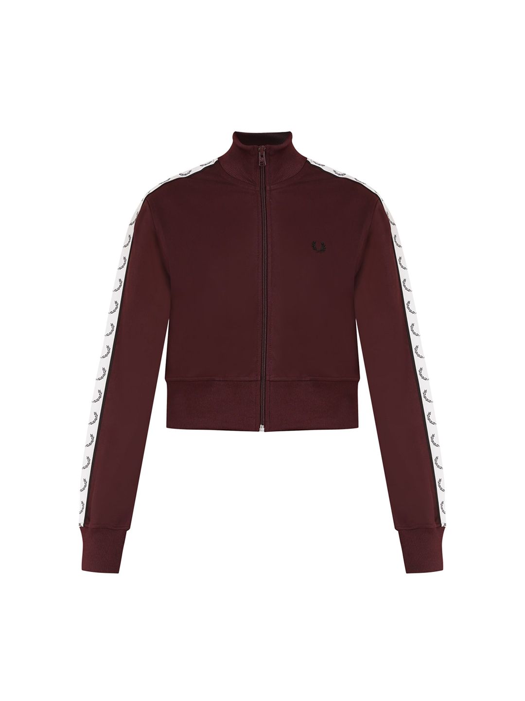 Buy Fred Perry Women Lightweight Crop Taped Track Jacket - Jackets