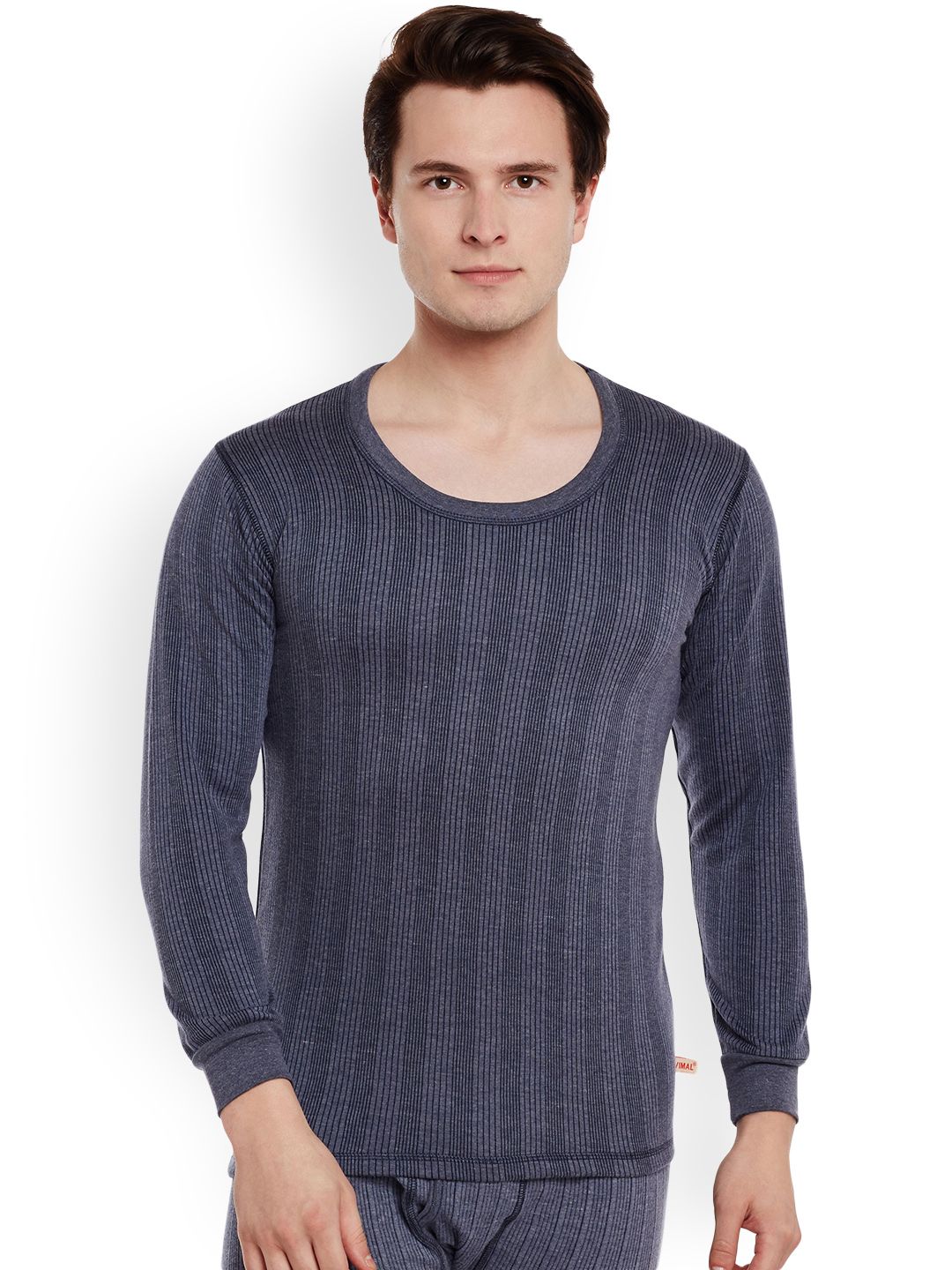 MACK JONNEY MACK Navy Blue Thermal T-shirt