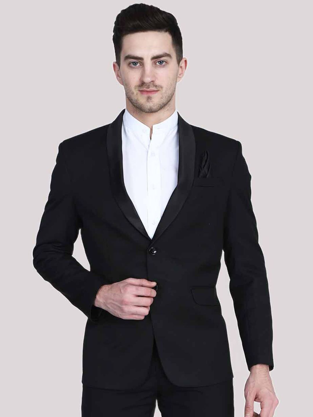 TAHVO Men Slim-Fit Single-Breasted Party Blazers