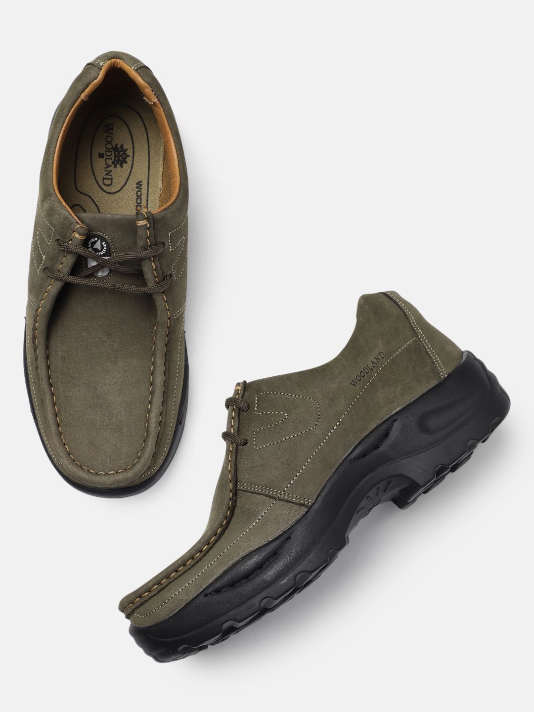 Woodland Woodland Men Leather Casual Shoes