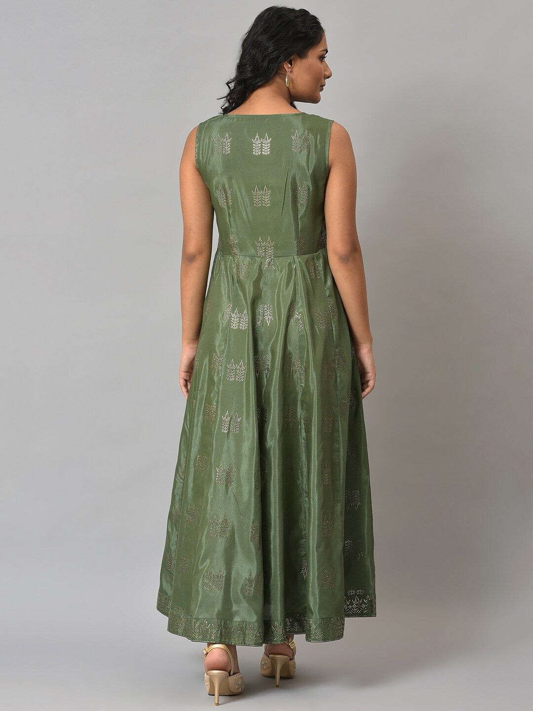 chinese dress ladies A-Line Maxi Ethnic Dress with Jacket XL