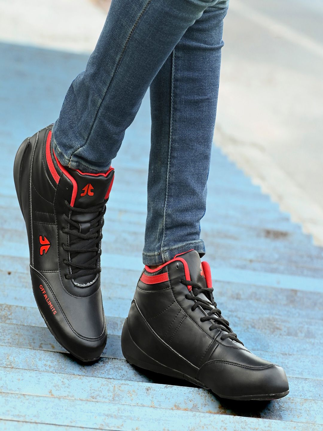 OFF LIMITS Men Black Basketball Non-Marking Shoes