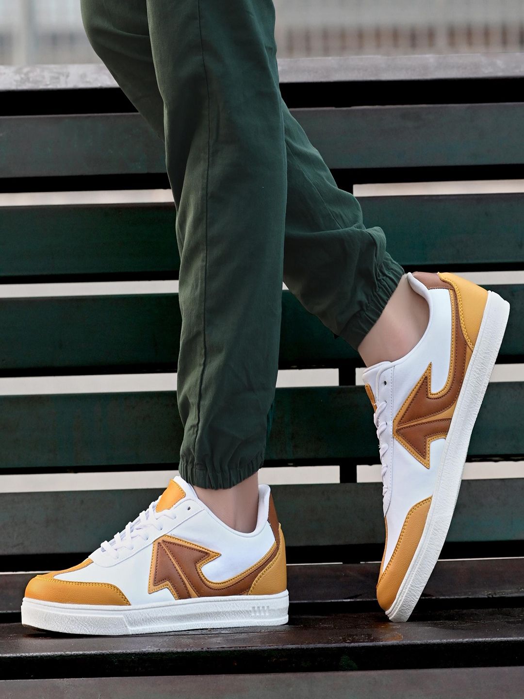 OFF LIMITS Men White Tennis Non-Marking Shoes
