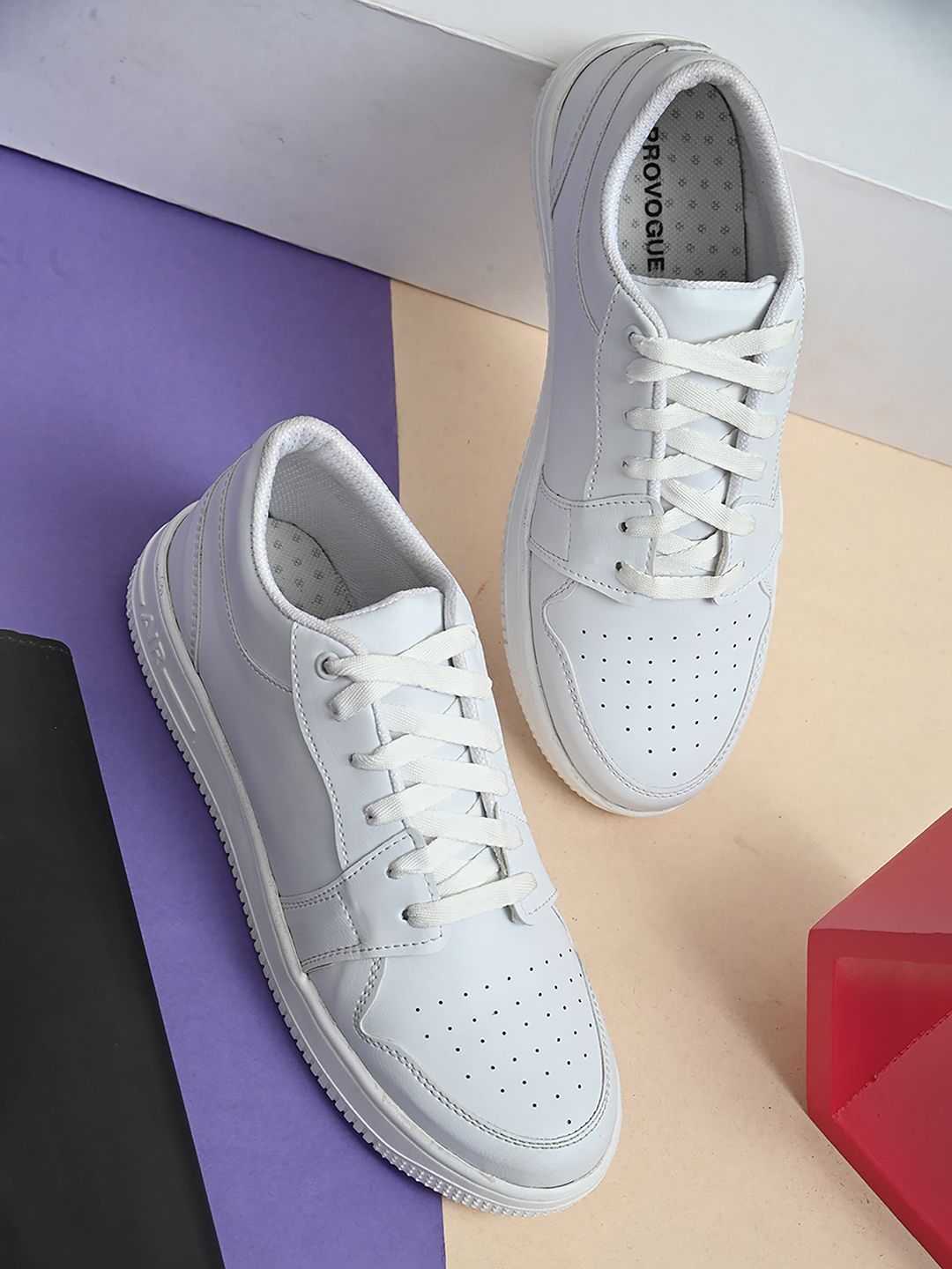 Provogue Men Perforated Sneakers