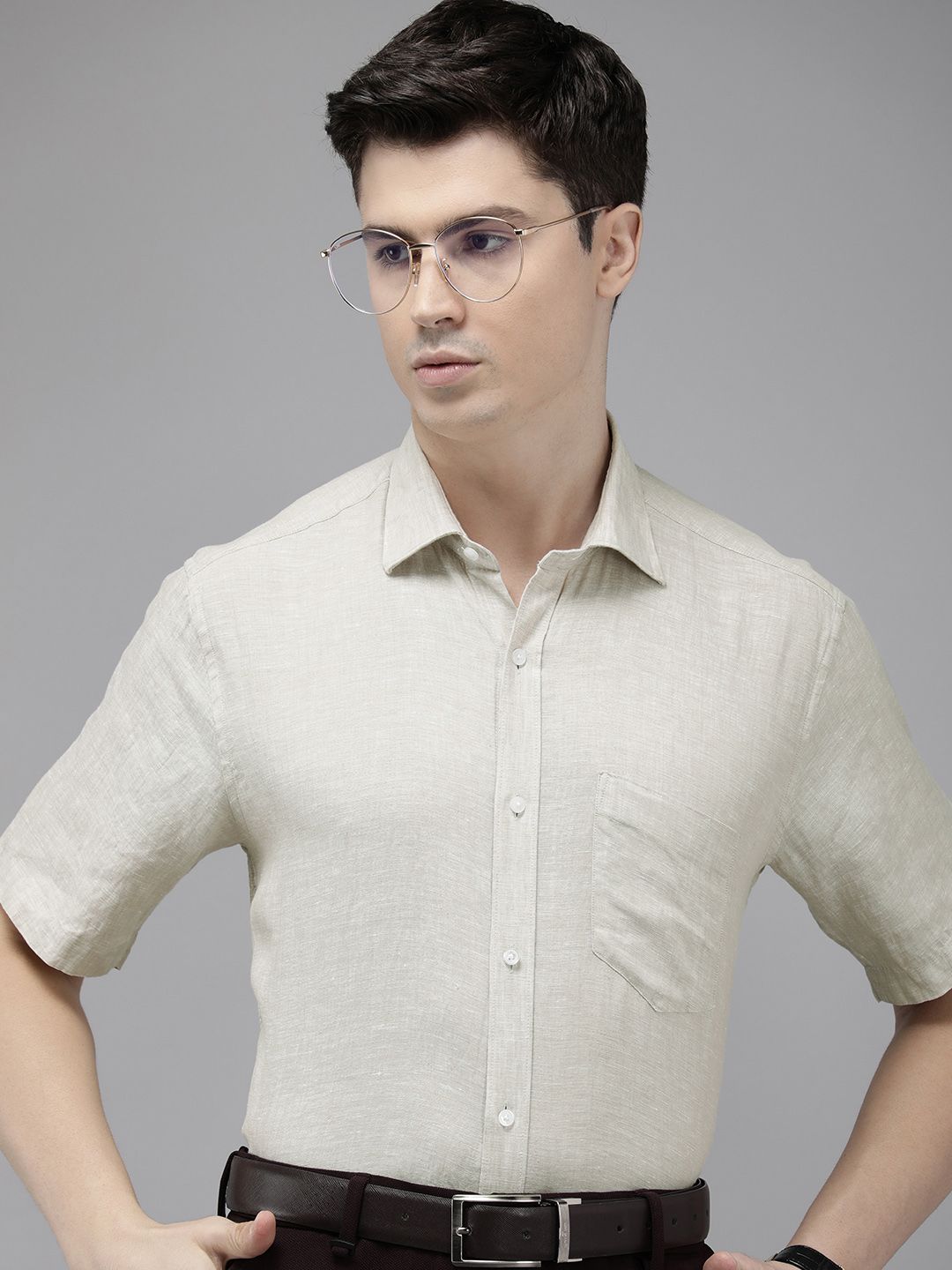 Van Heusen Pure Linen Formal Shirt