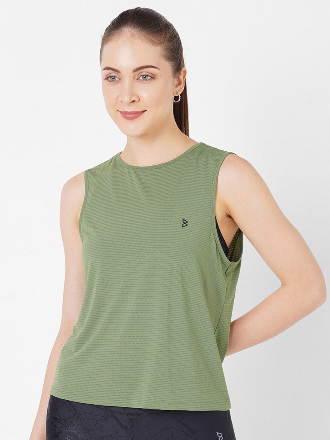 BODD ACTIVE Cut Out Tank Top Price in India
