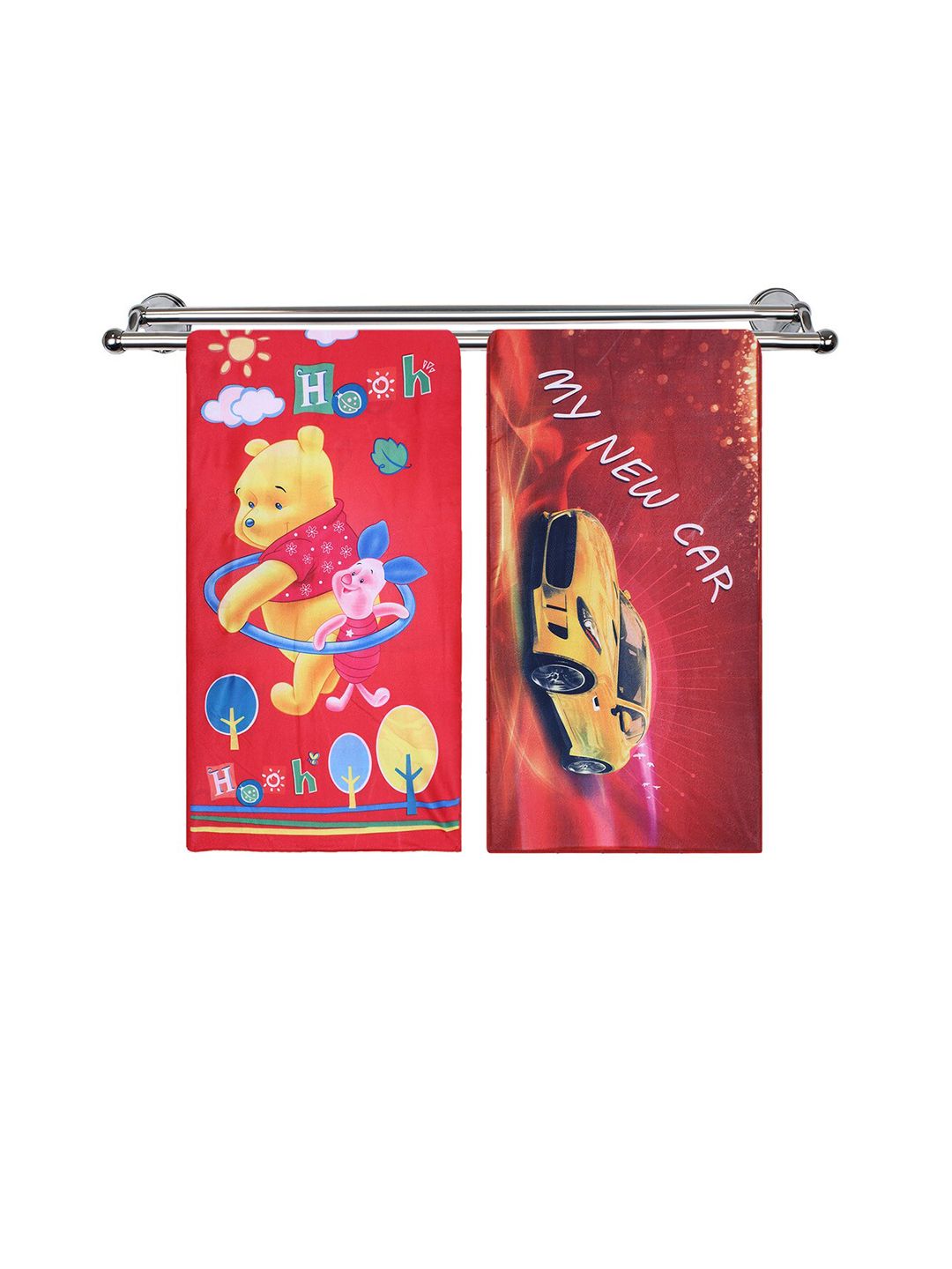 Kuber Industries Pack of 2 Super Absorbent Baby Bath Towels