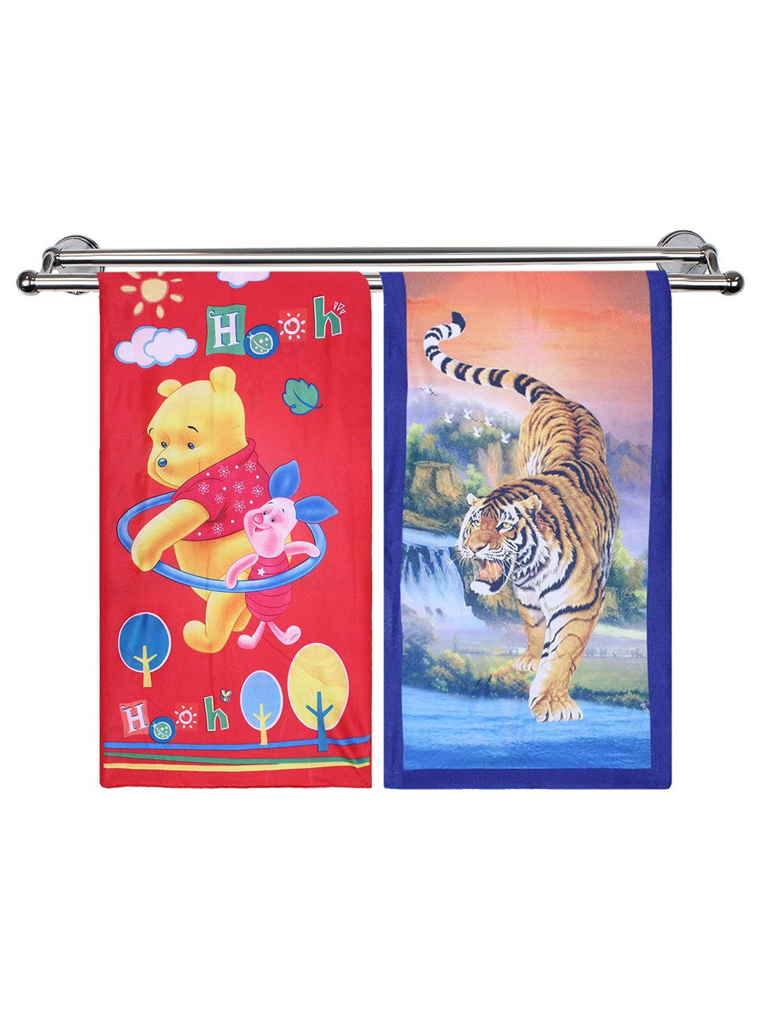 Kuber Industries Kids Set Of 2 Printed Baby Towels
