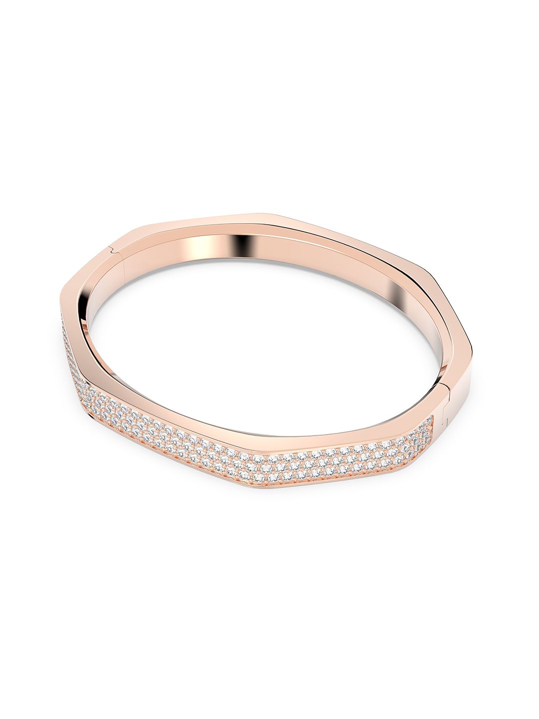 Buy SWAROVSKI Women Dextera Octagon Shape White Rose Gold-Tone
