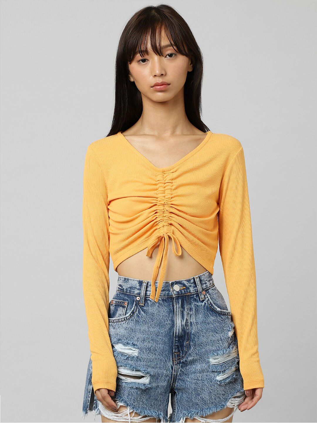 ONLY Ruched Crop Top Price in India