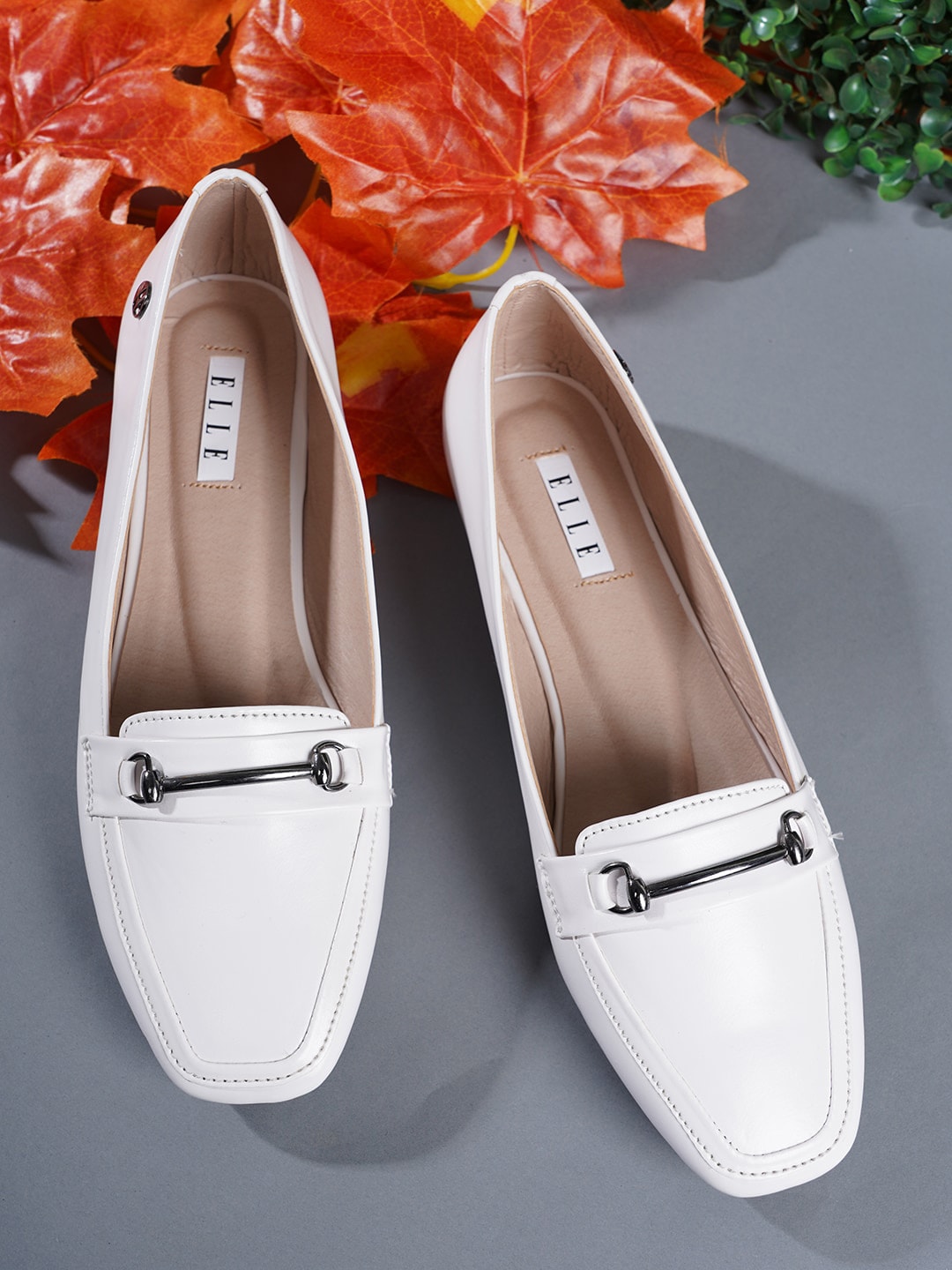 ELLE Women Solid Loafers Price in India