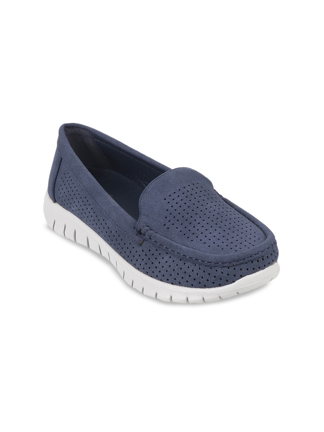 Mochi Women Woven Design Loafers Price in India
