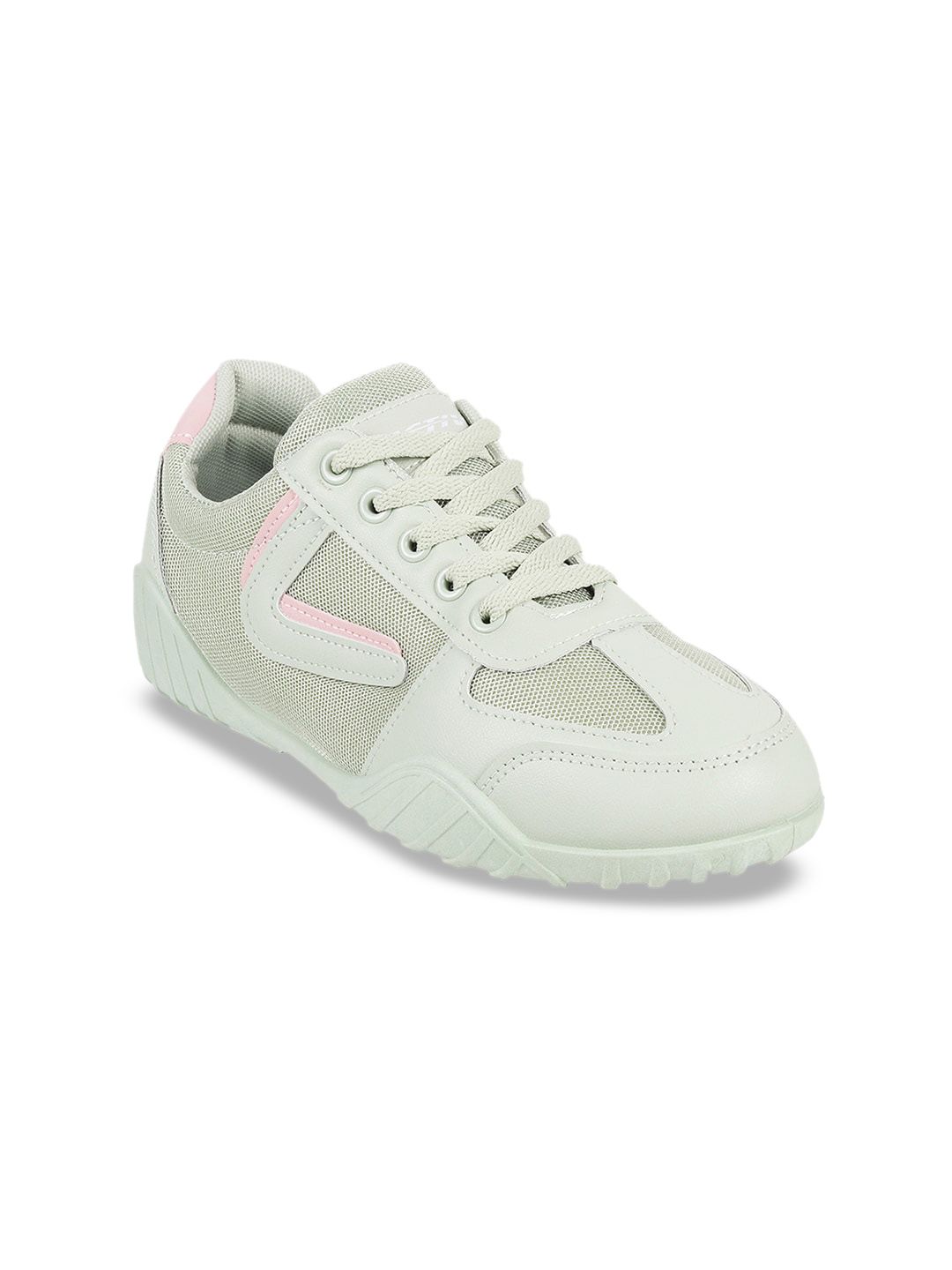 WALKWAY by Metro Women Green Colourblocked Sneakers Price in India