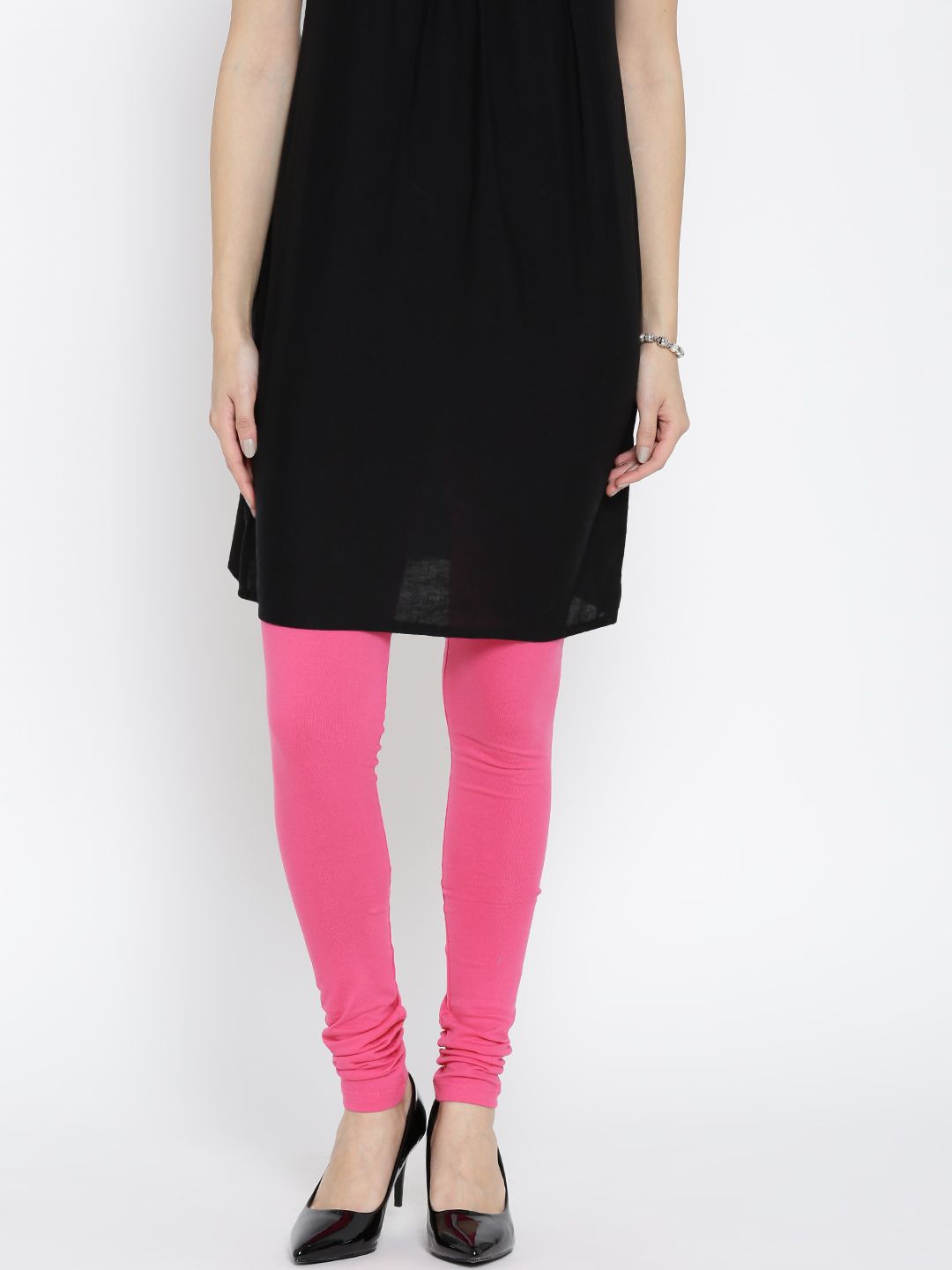 AURELIA Pink Churidar Leggings Price in India