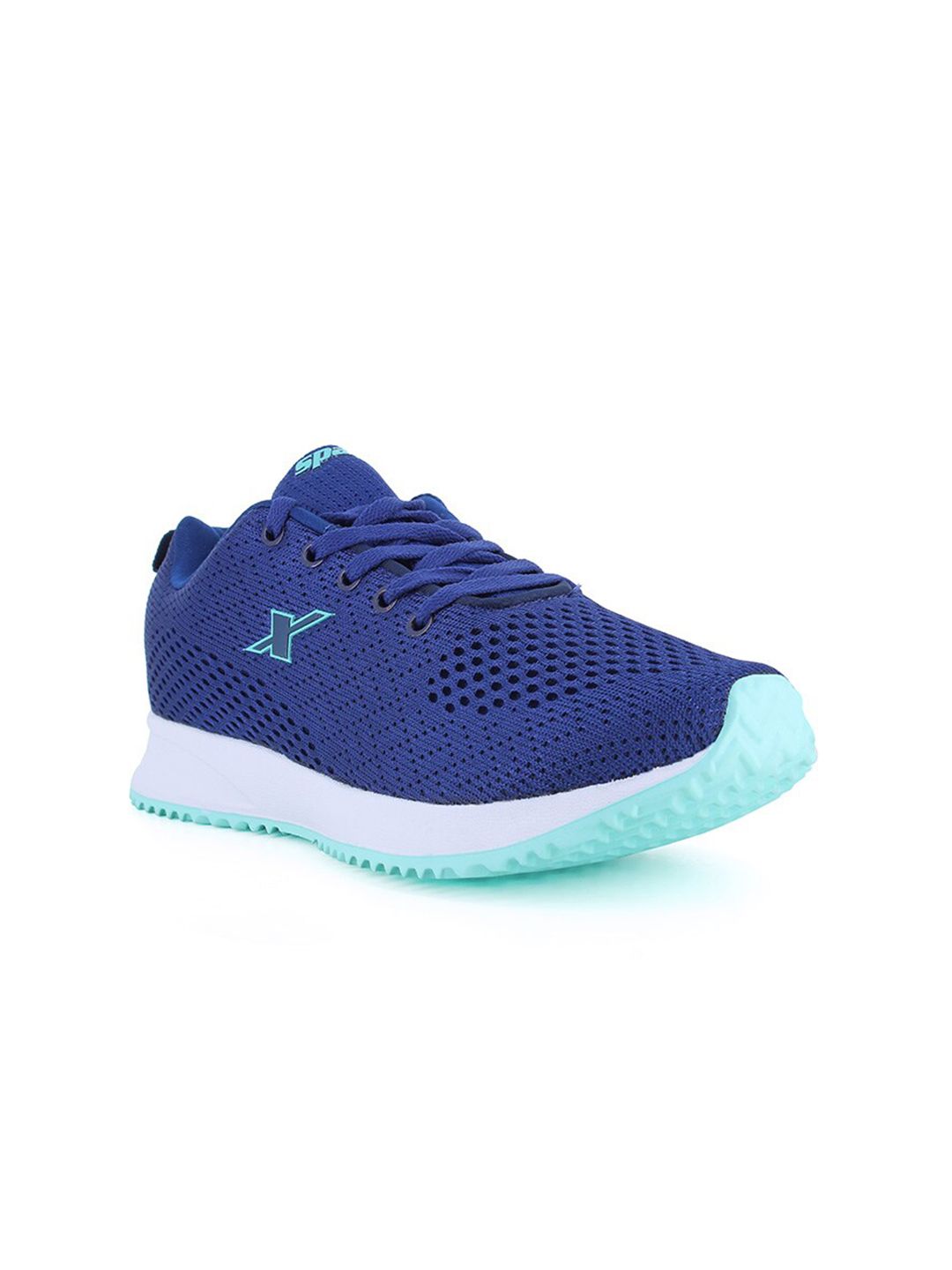 Sparx Women Blue Textile Running Non-Marking Shoes Price in India