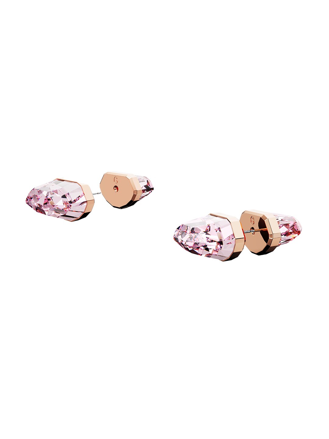 SWAROVSKI Rose Gold RE Lucent:PE Stud RLIN/ROS Crystal Earrings