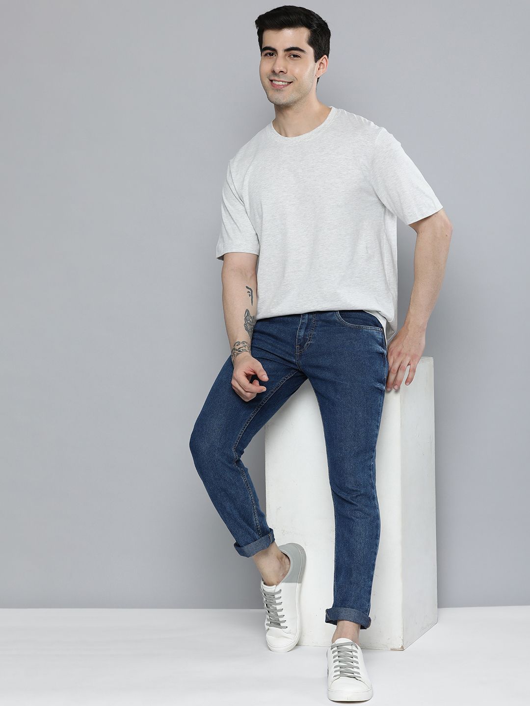 Mast & Harbour Men Skinny Fit Stretchable Jeans